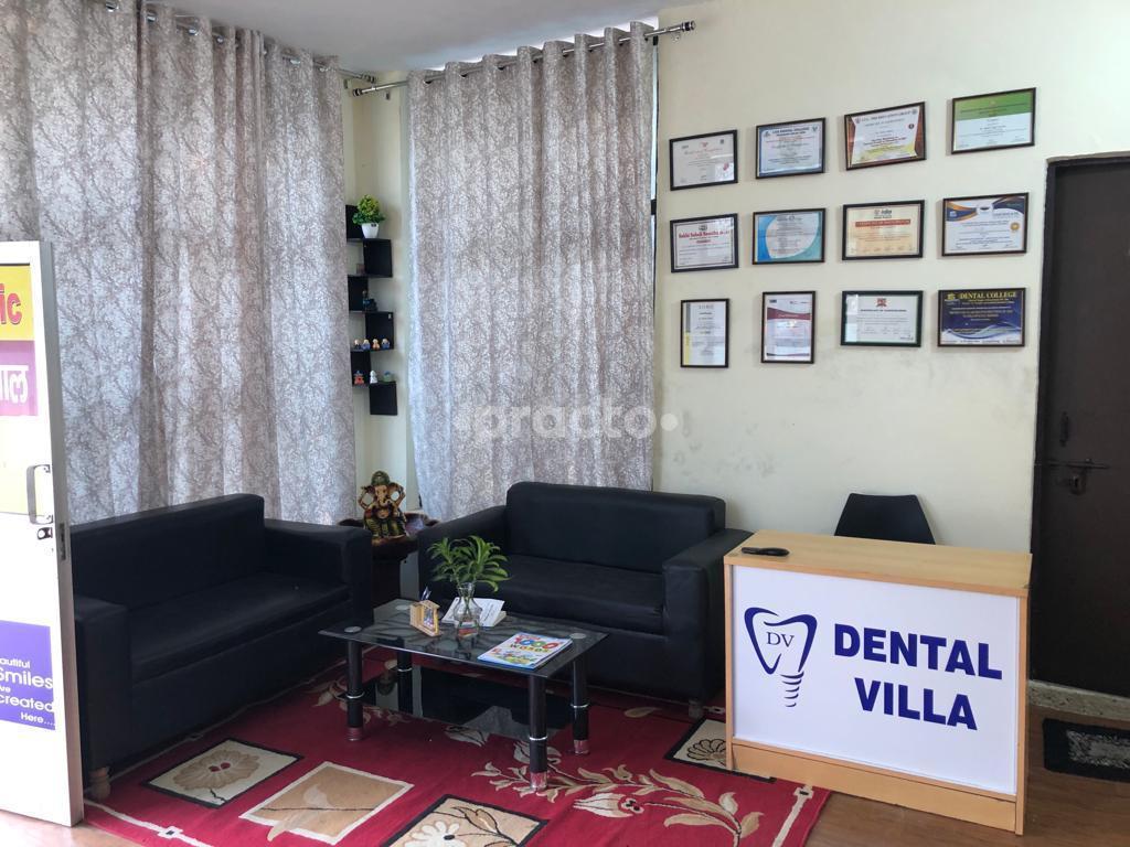 Reception Area at Dental Villa Clinic Sector 105 Noida