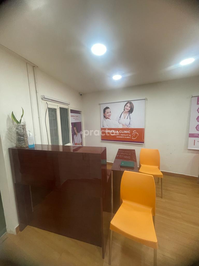 Reception Area at Shreeja Clinic Kilpauk Chennai