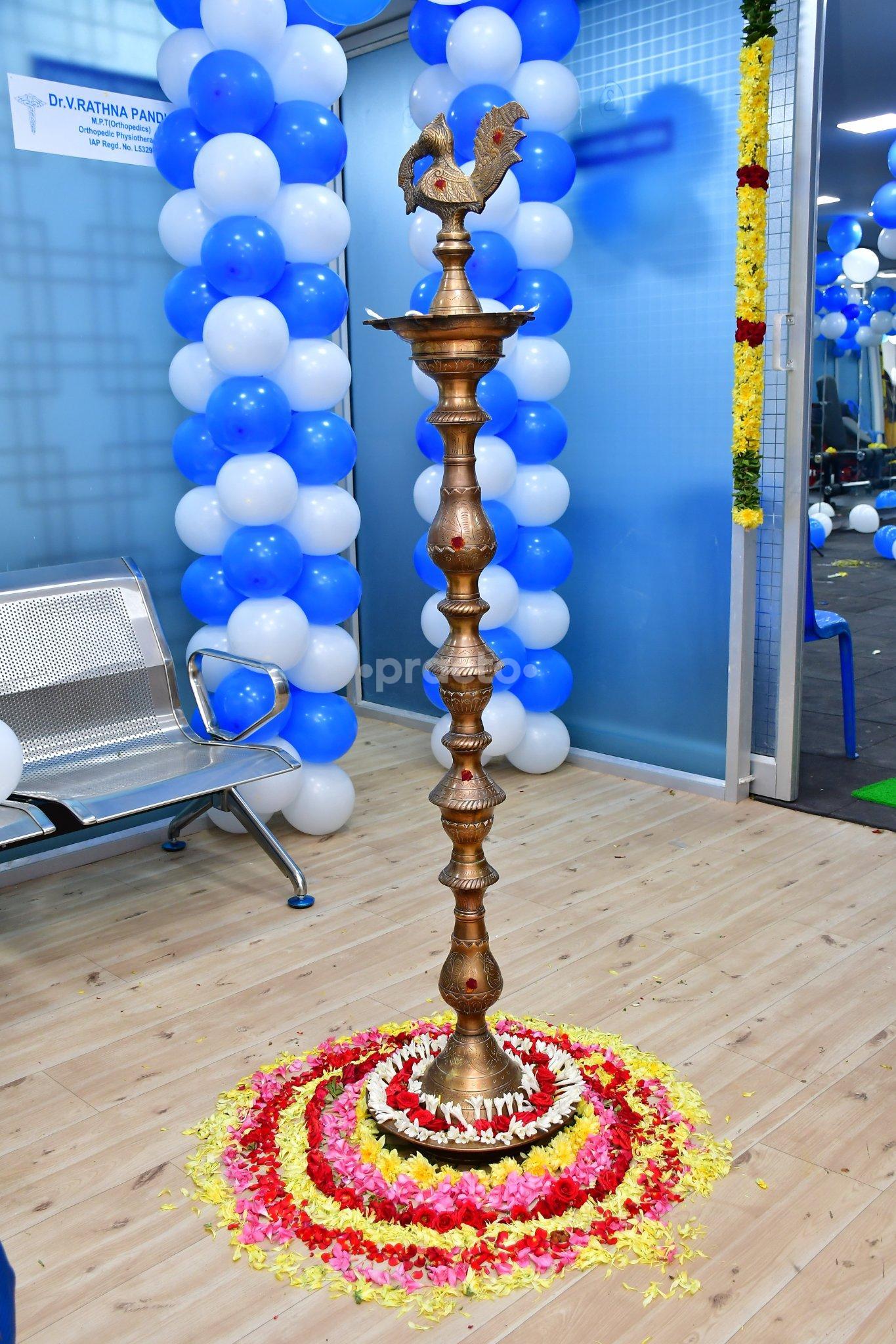 Reception Area at V V Physio Care Thiruvottiyur Chennai