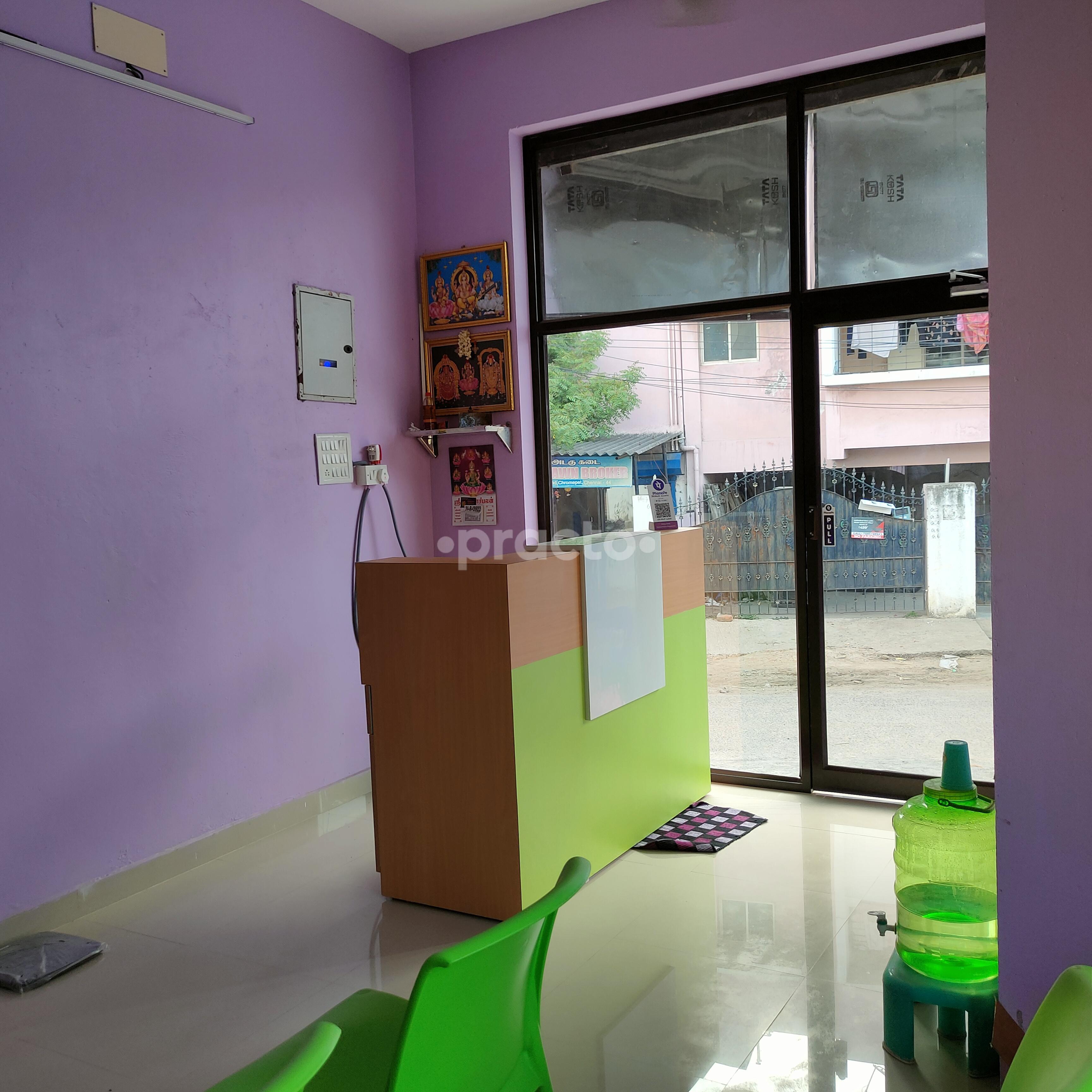Reception Area at DeeGee Clinic Chromepet Chennai