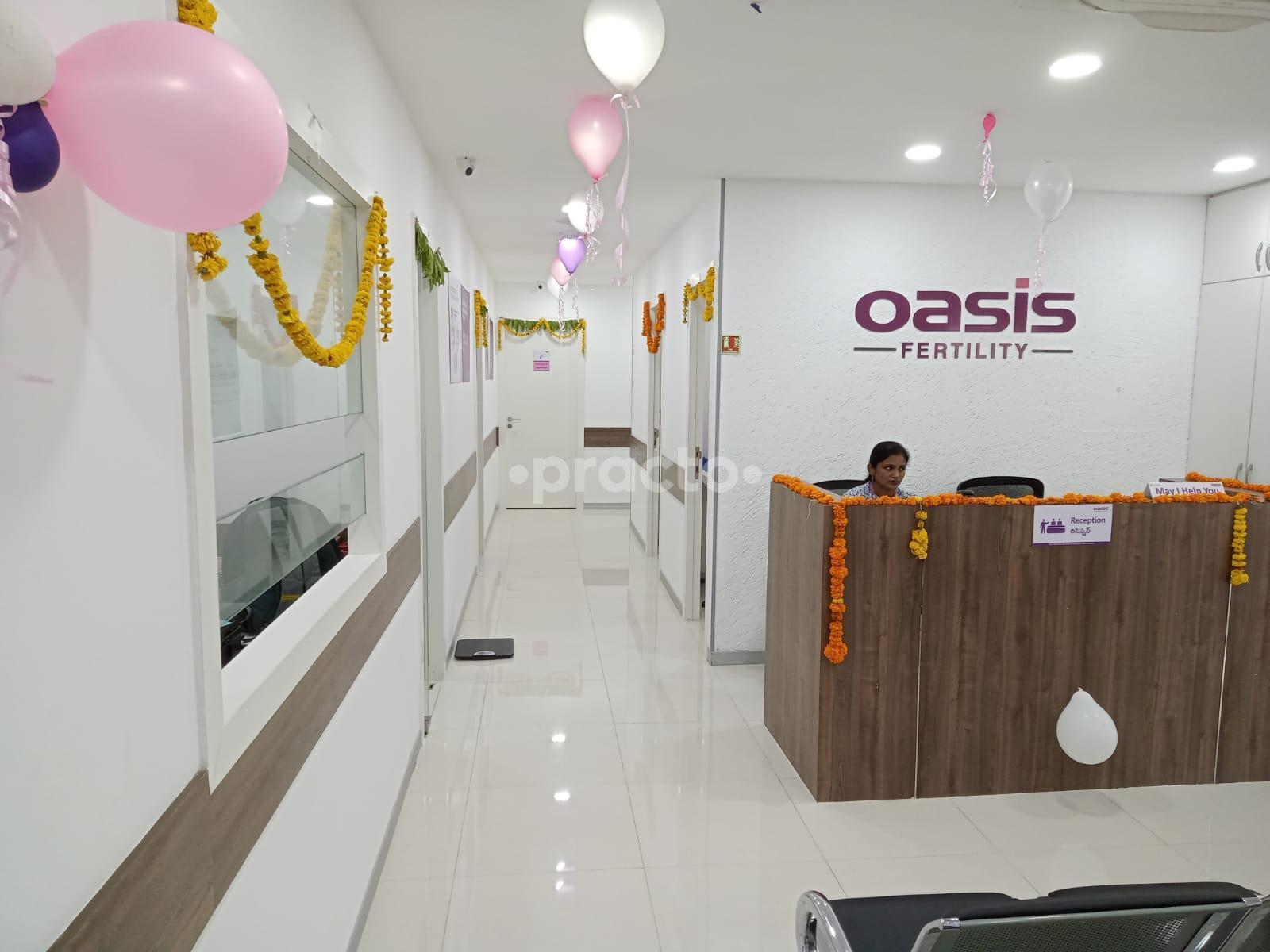 Reception Area at Oasis Fertility Uppal Hyderabad