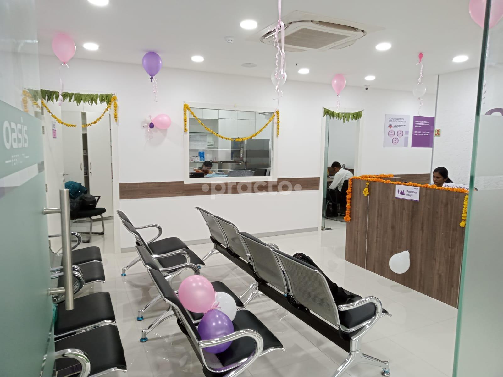 Waiting Area at Oasis Fertility Uppal Hyderabad
