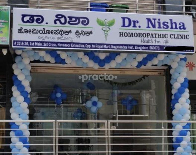 Dr. Nisha Homoeopathic Clinic Nagasandra Bangalore