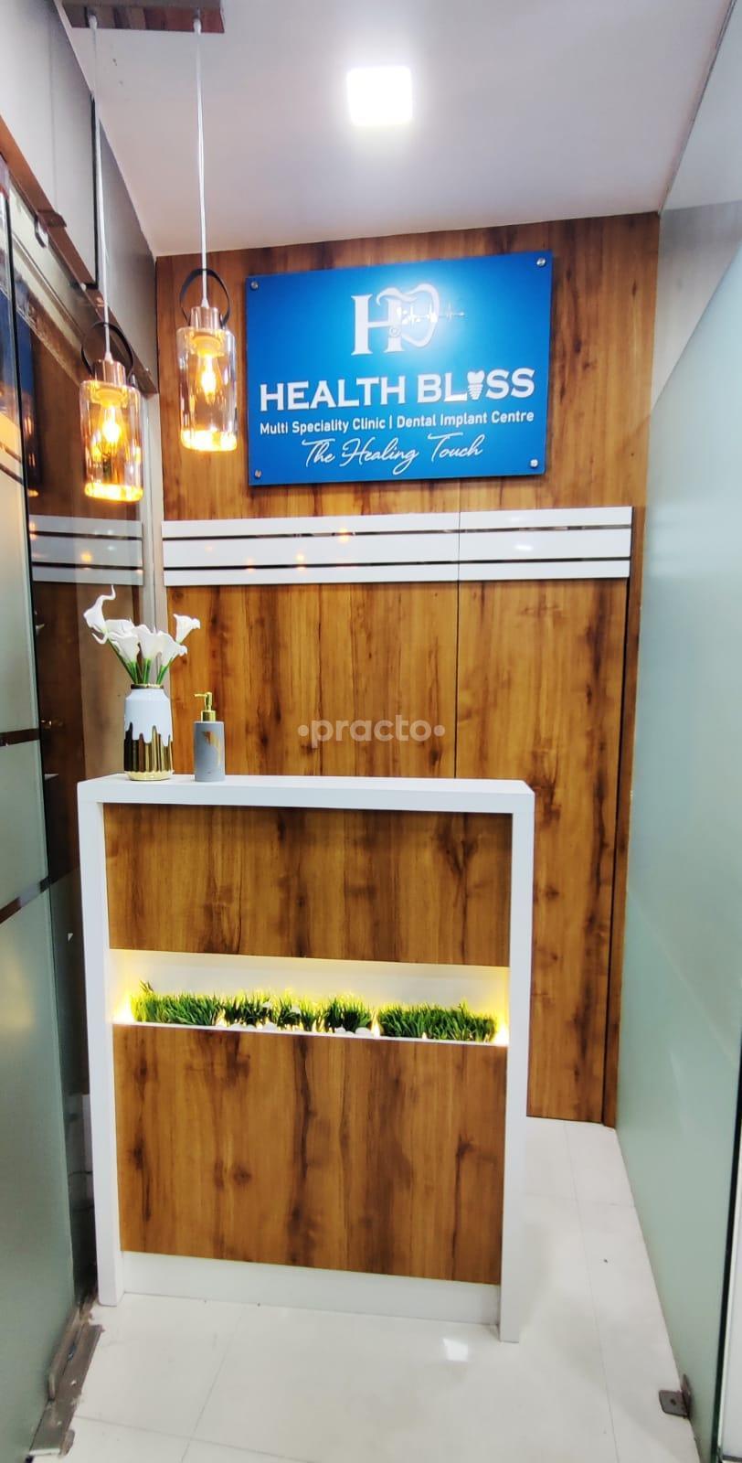 Reception Area at Health Bliss clinic Naupada Thane
