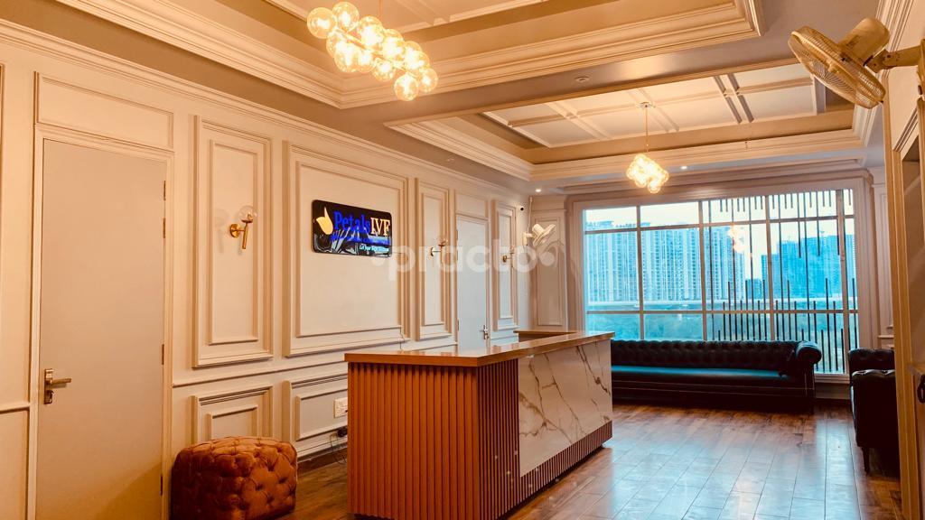 Reception Area at Petals IVF and Women Care Centre Sector 49 Noida
