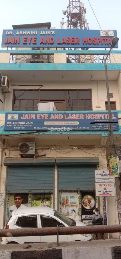 Outside Building at Jain Eye and Laser Hospital Shahdara Delhi