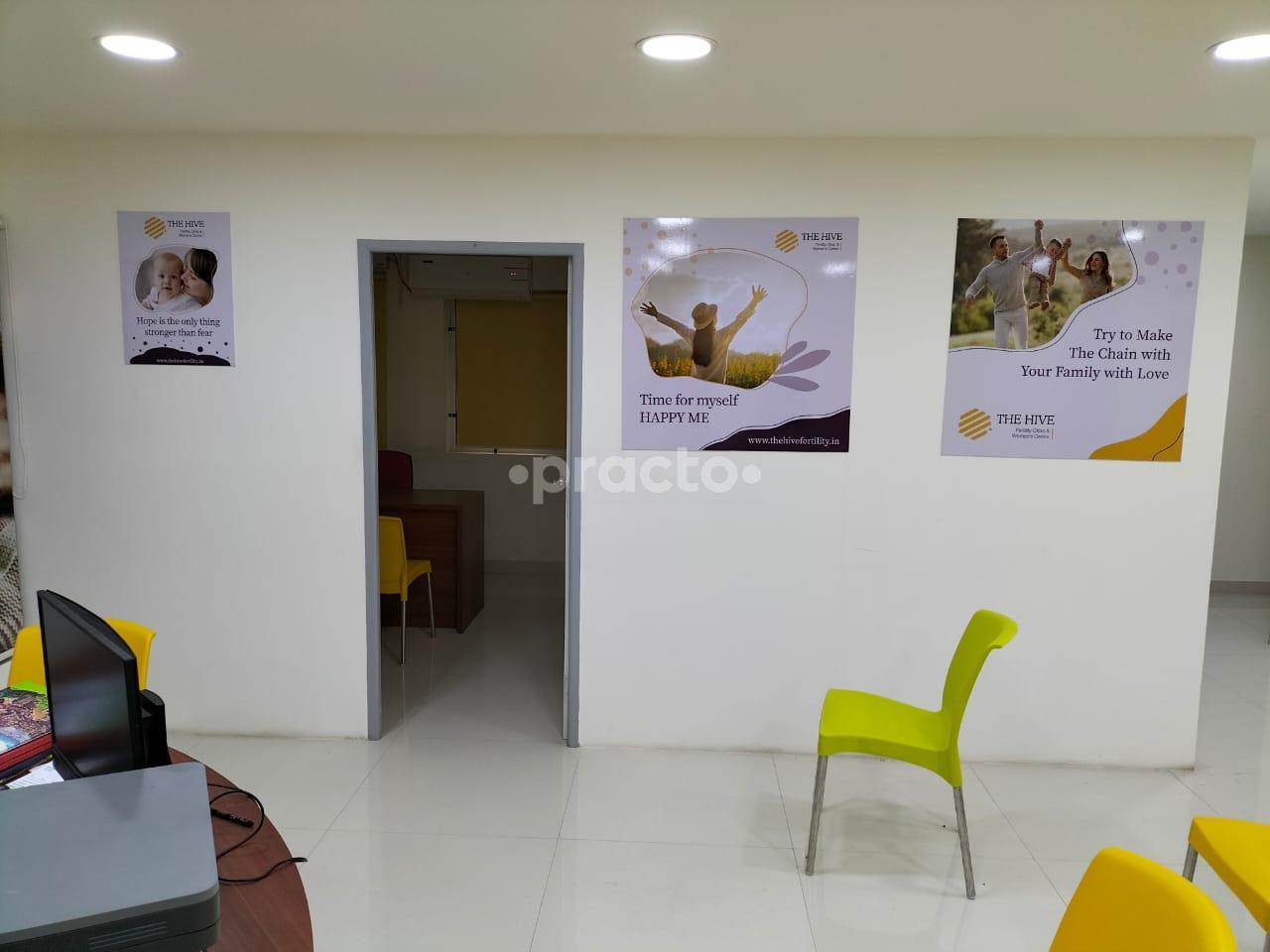 Reception Area at The Hive Fertility Clinic And Women's Center Red Hills Chennai