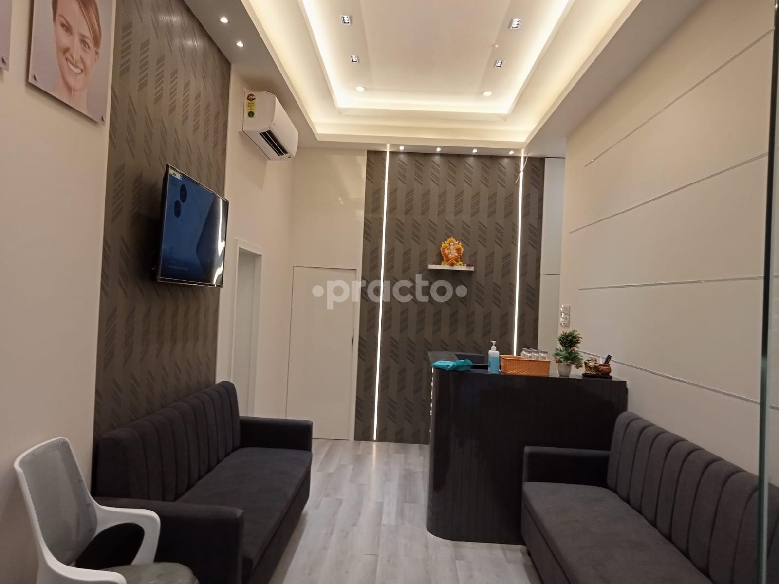 Waiting Area at Elite Derm-a-Dent Clinic Majiwada Thane