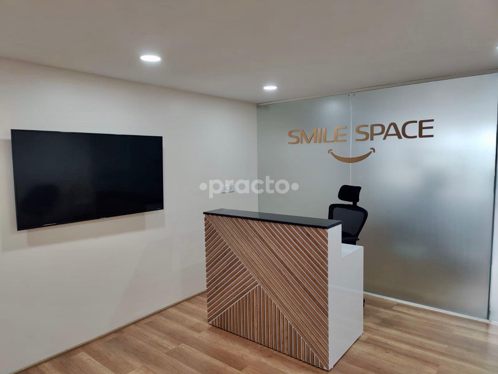 Reception Area at Dr. Lakshmi's Smile Space Clinic Kokapet Hyderabad