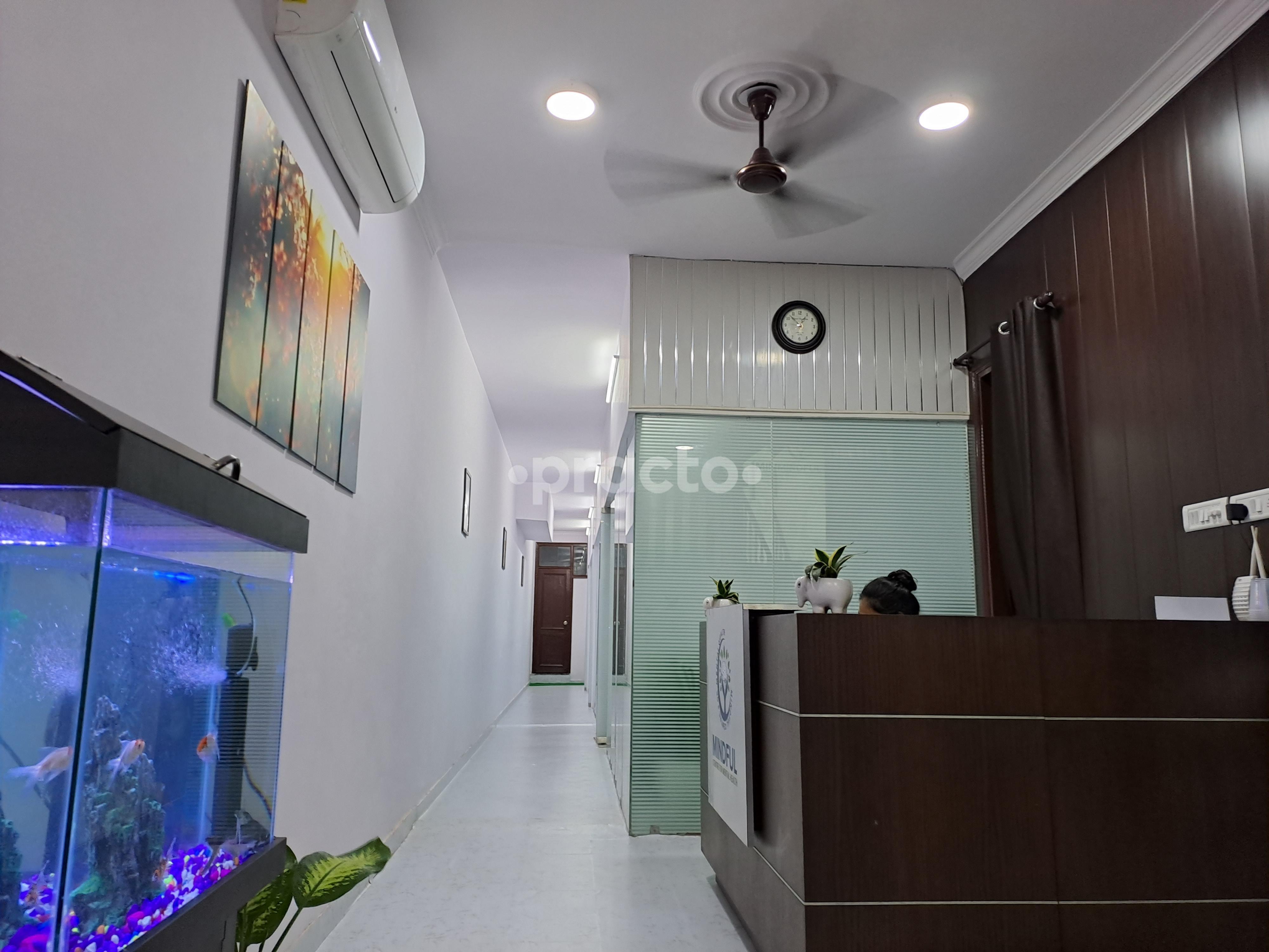 Reception Area at Mindful Centre For Mental Health Saket Delhi