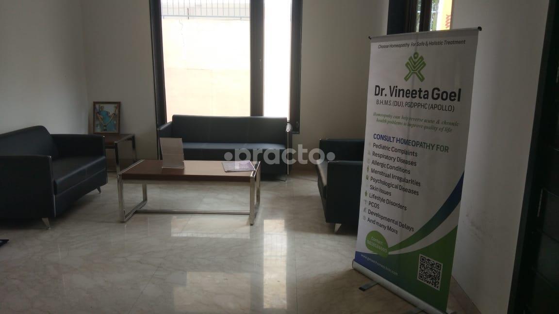 Waiting Area at Homeopathy and Holistic Care Clinic Gurgaon Sector 45 Gurgaon