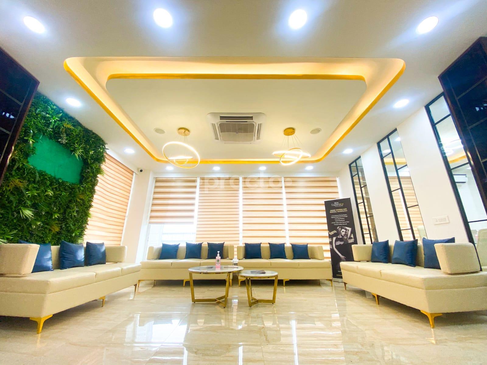 Waiting Area at Skinfinity Derma Gurgaon Sector 28 Gurgaon