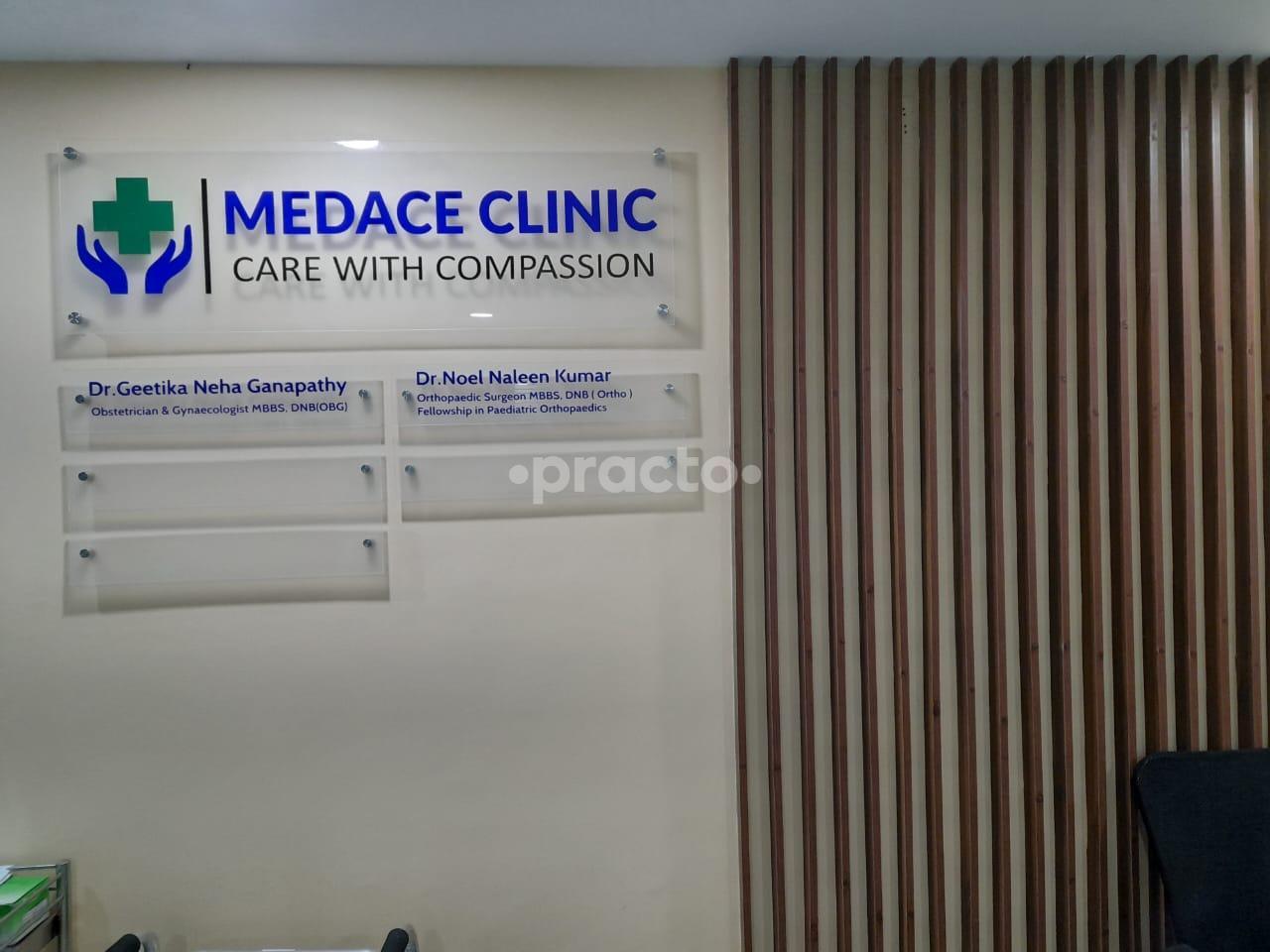 Reception Area at Medace Clinic Kothanur Bangalore