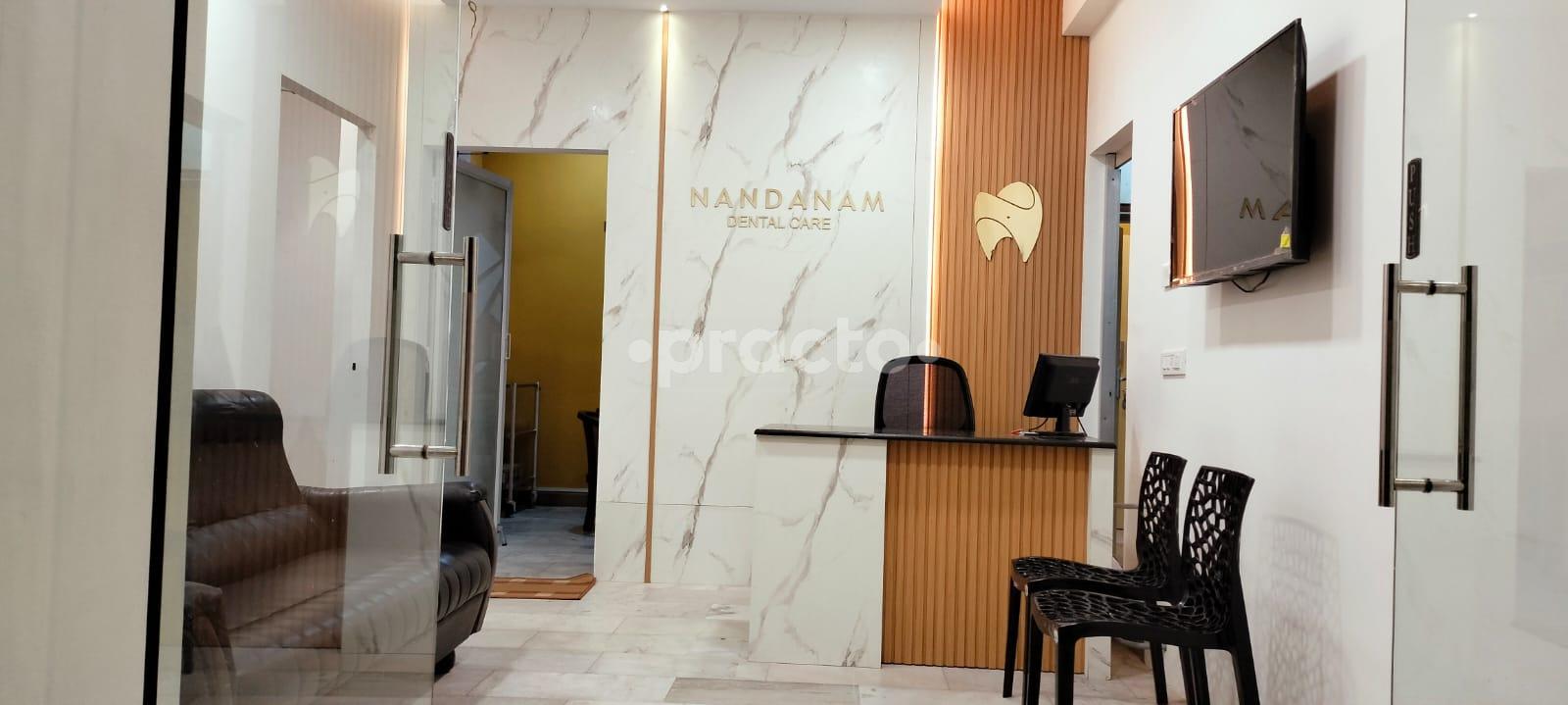 Reception Area at Nandanam Dental Care Vadavalli Coimbatore