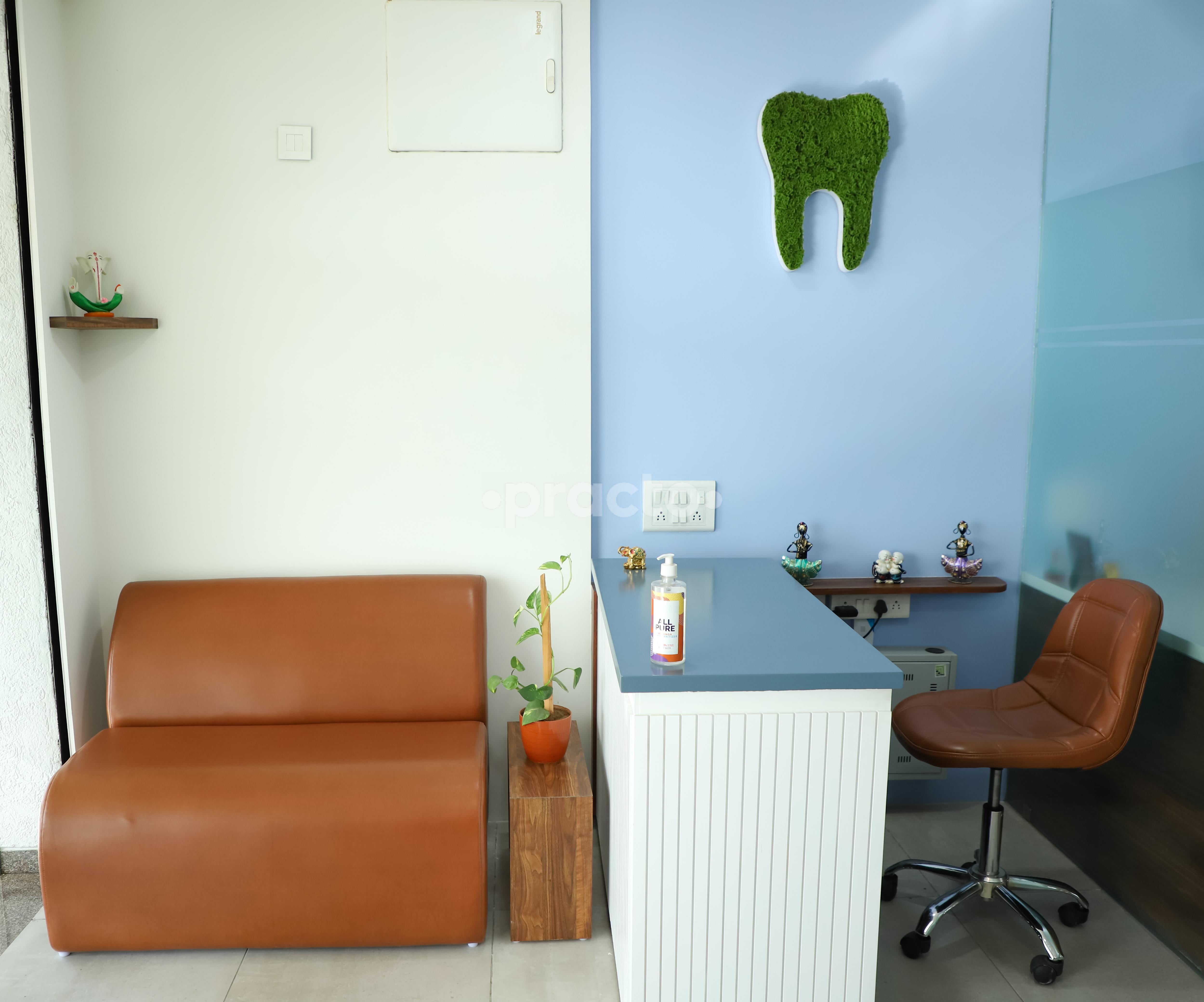Reception Area at Grin Dental Care Naranpura Vistar Ahmedabad