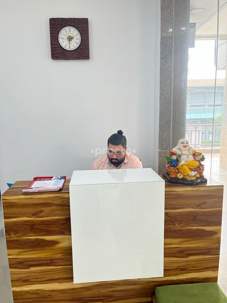 Reception Area at OrthoRad Clinic & Diagnostics Gurgaon Sector 69 Gurgaon