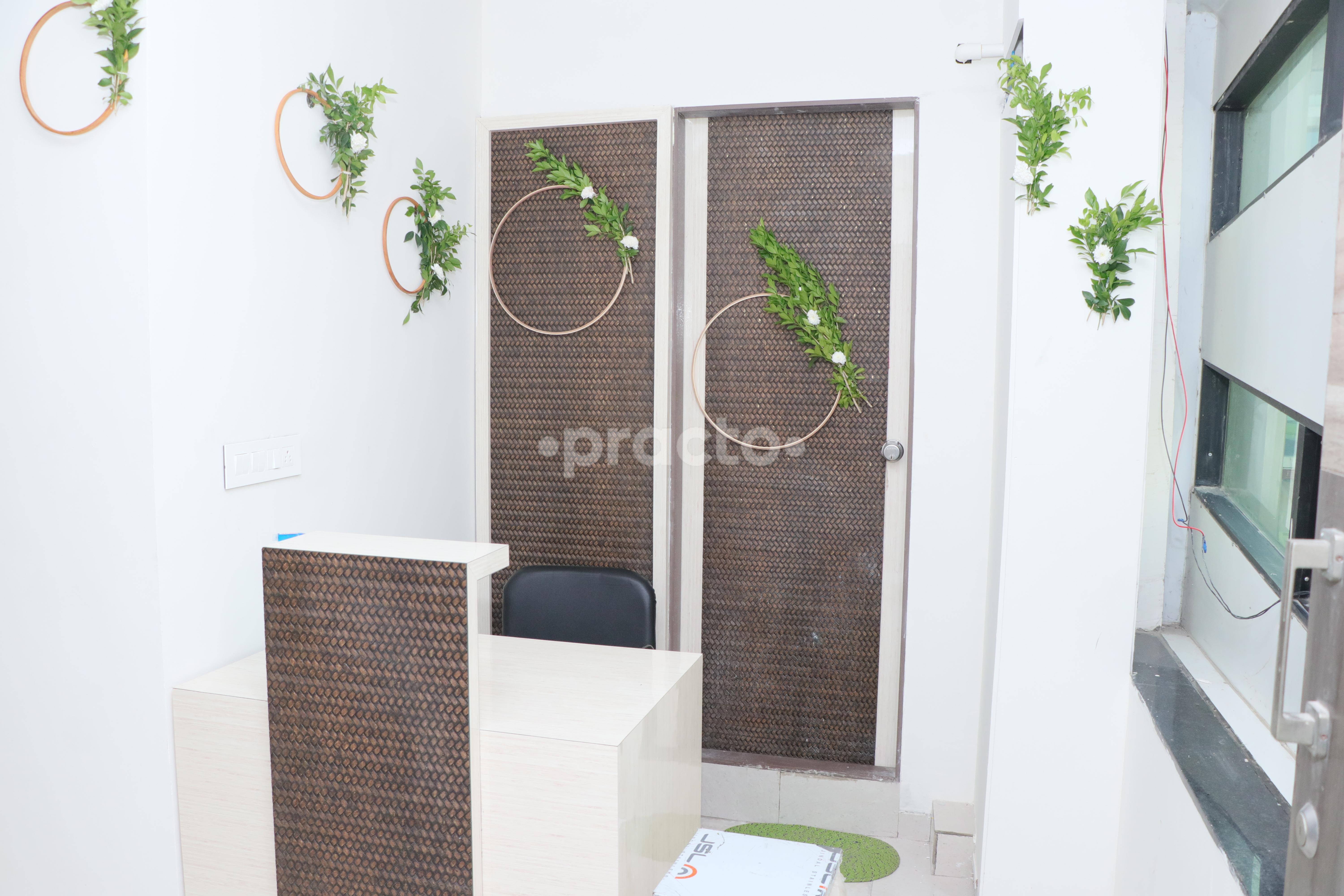 Reception Area at Happy Lungs Hospital Chhani Vadodara
