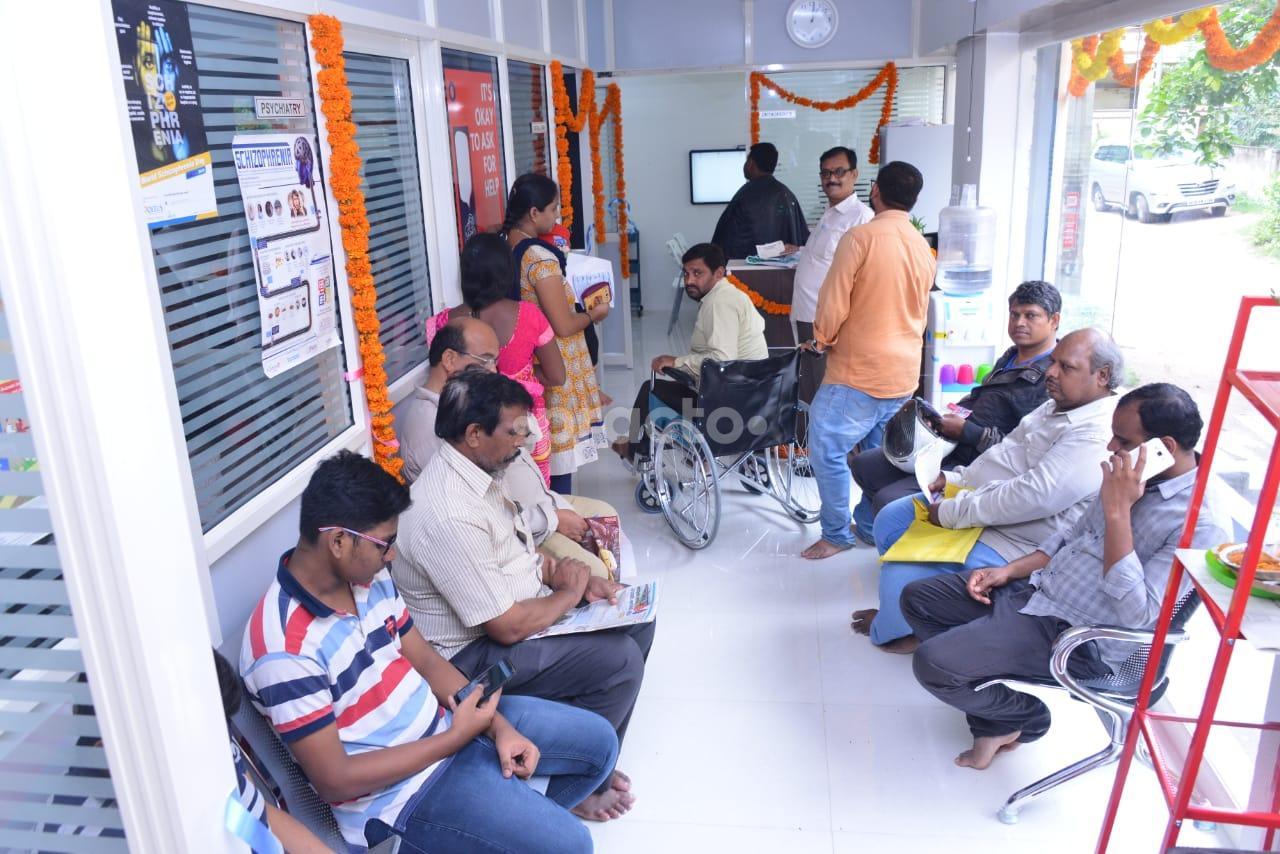 Waiting Area at Akhil Trucare Speciality Clinic Chanda Nagar Hyderabad