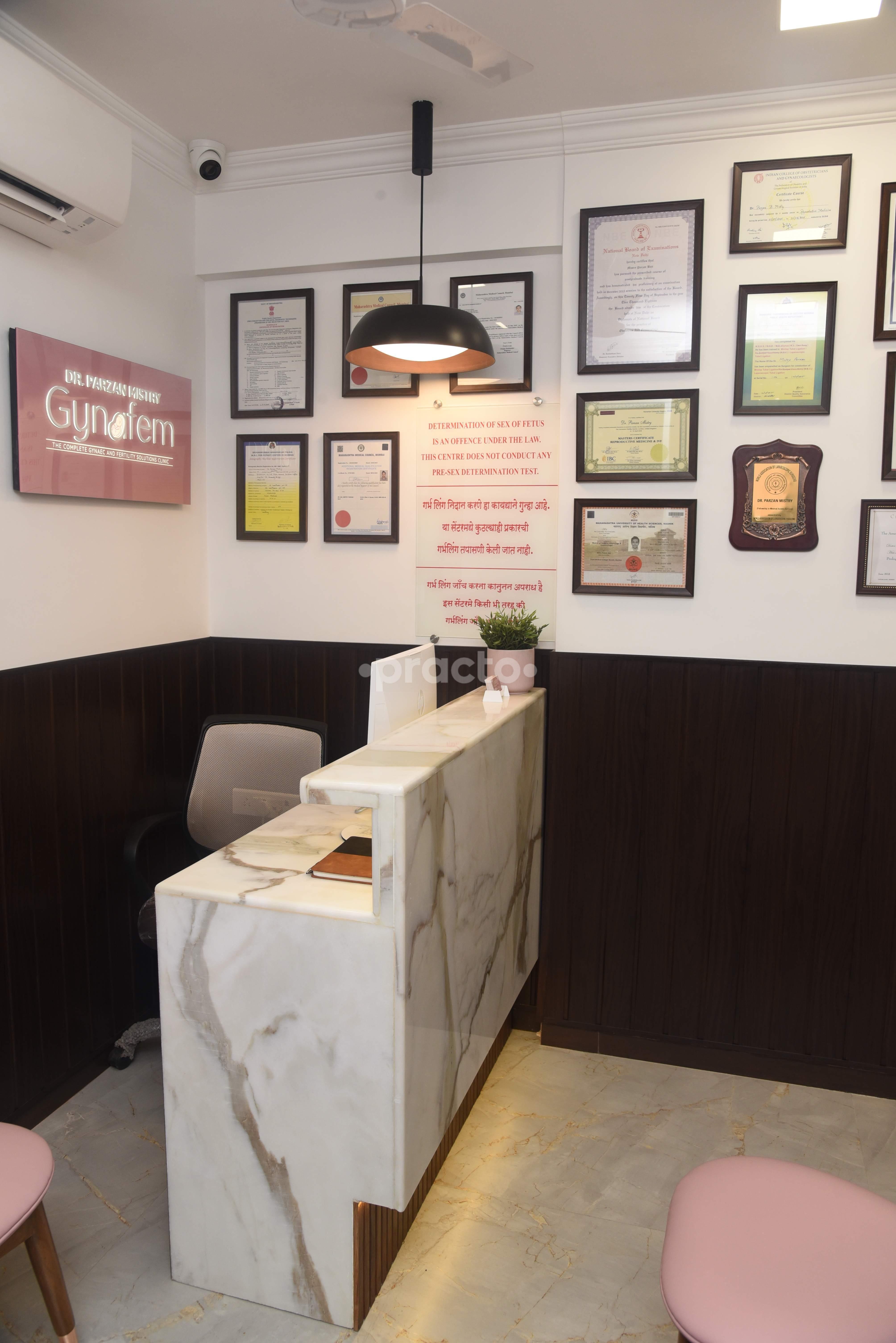 Waiting Area at Gynafem -The Complete Gynaec & Fertility Solution Clinic Nana Chowk Mumbai