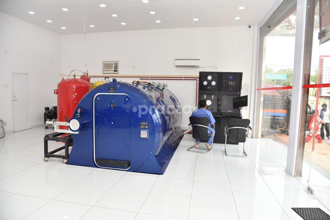 Equipment Area at Lucknow Hyperbaric Oxygen Therapy Centre - HBOT Mahanagar Lucknow
