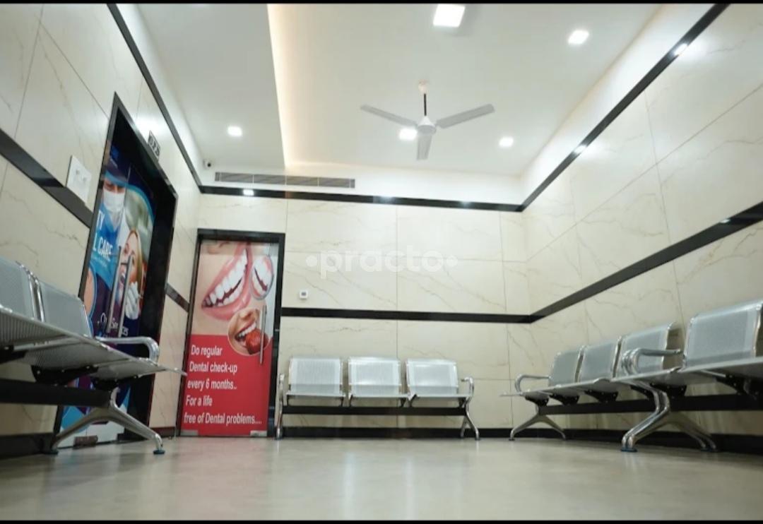 Waiting Area at Baghel Multi-Speciality Dental Hospital & Implant Centre Nadesar Varanasi