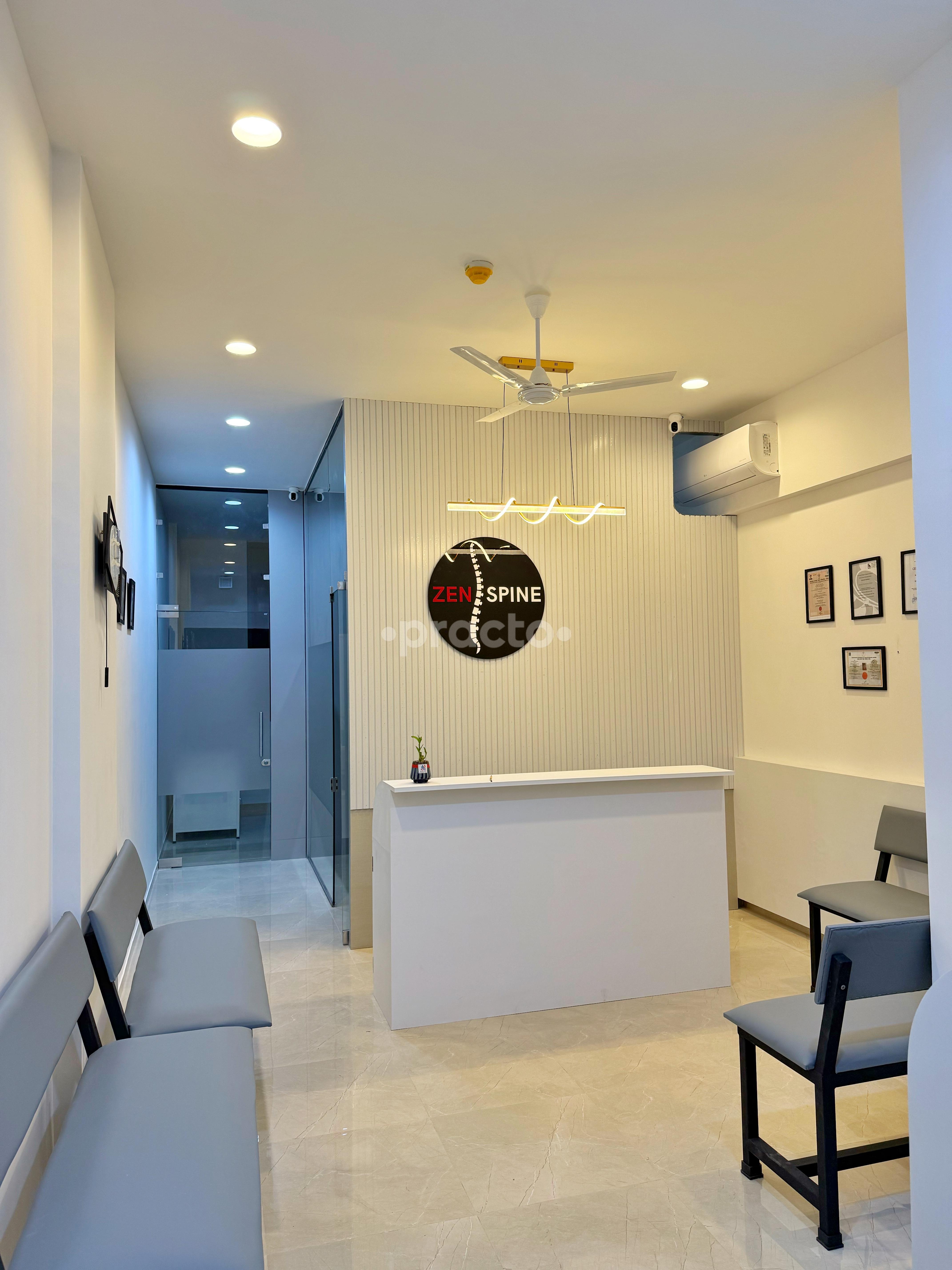 Reception Area at Zen Spine Clinic Malad Malad West Mumbai
