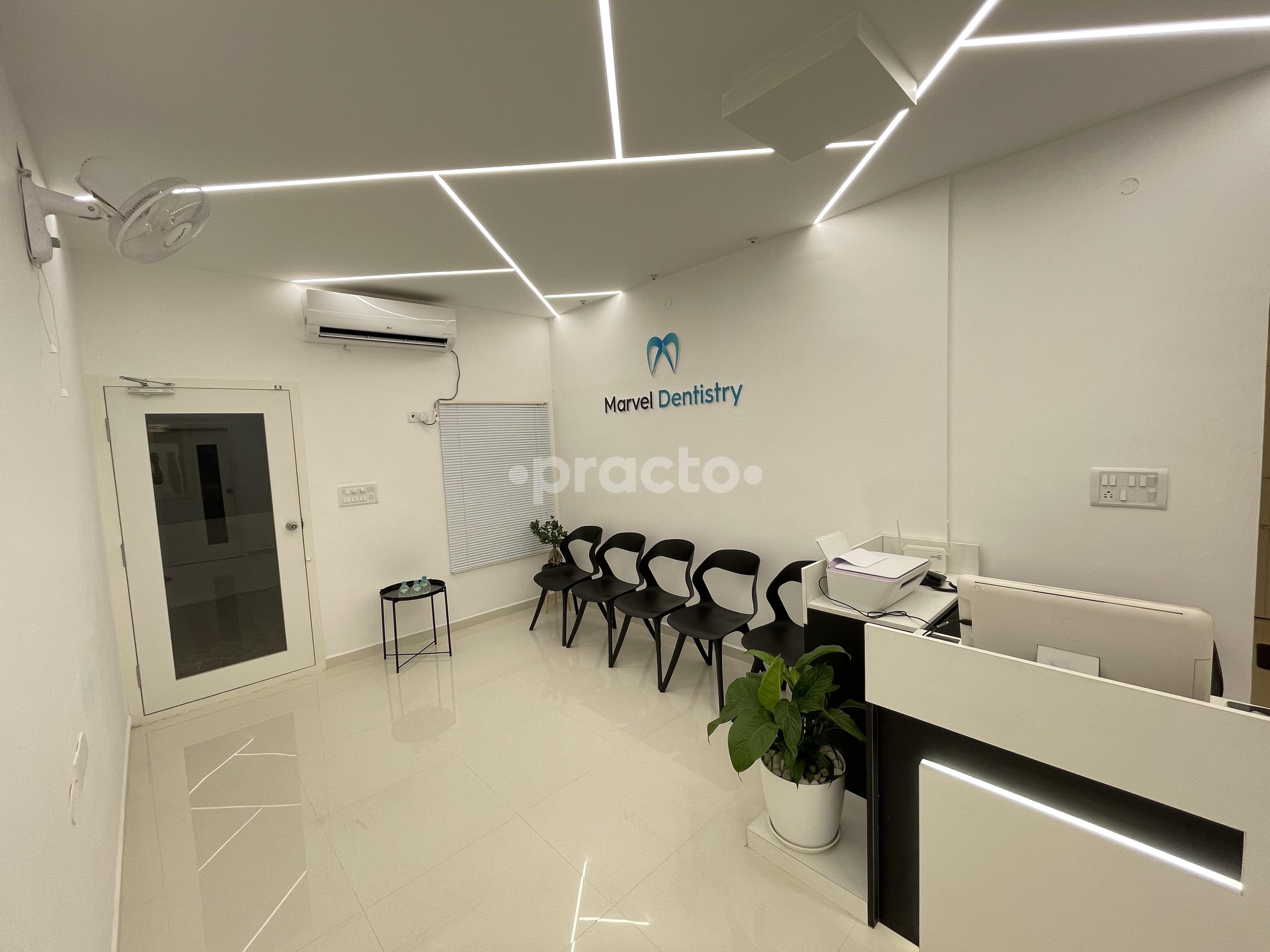 Reception Area at Marvel Dentistry Kilpauk Chennai