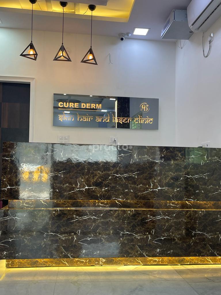 Reception Area at Cure Derm Sector 12 Noida