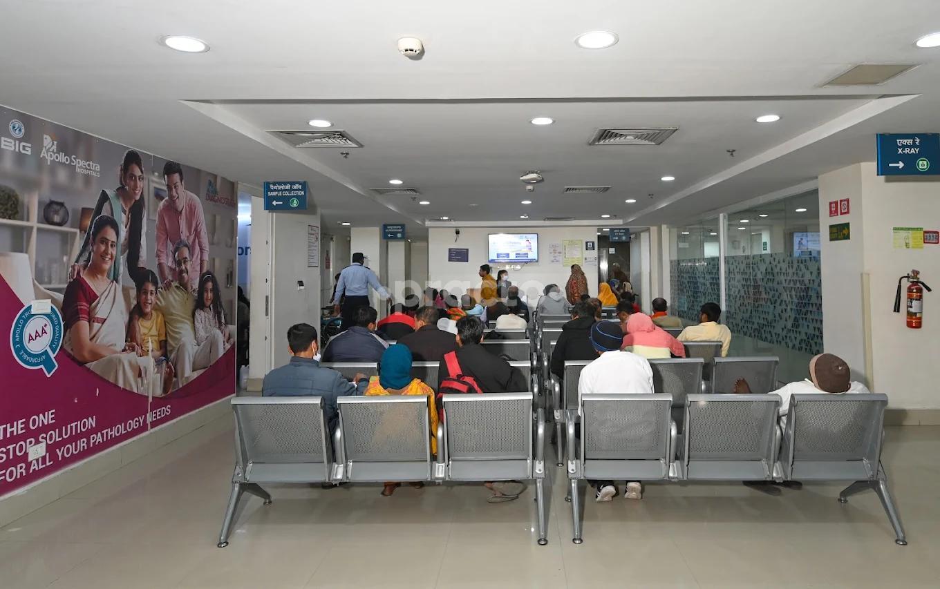 Reception Area at BIG Apollo Spectra Multi Speciality Hospital Patna Patna
