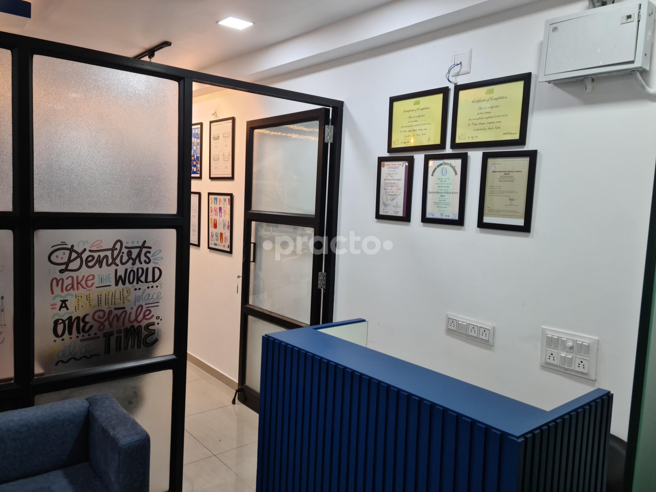 Reception Area at Dental Crafts - Cosmetic and Implant Center Shela Ahmedabad