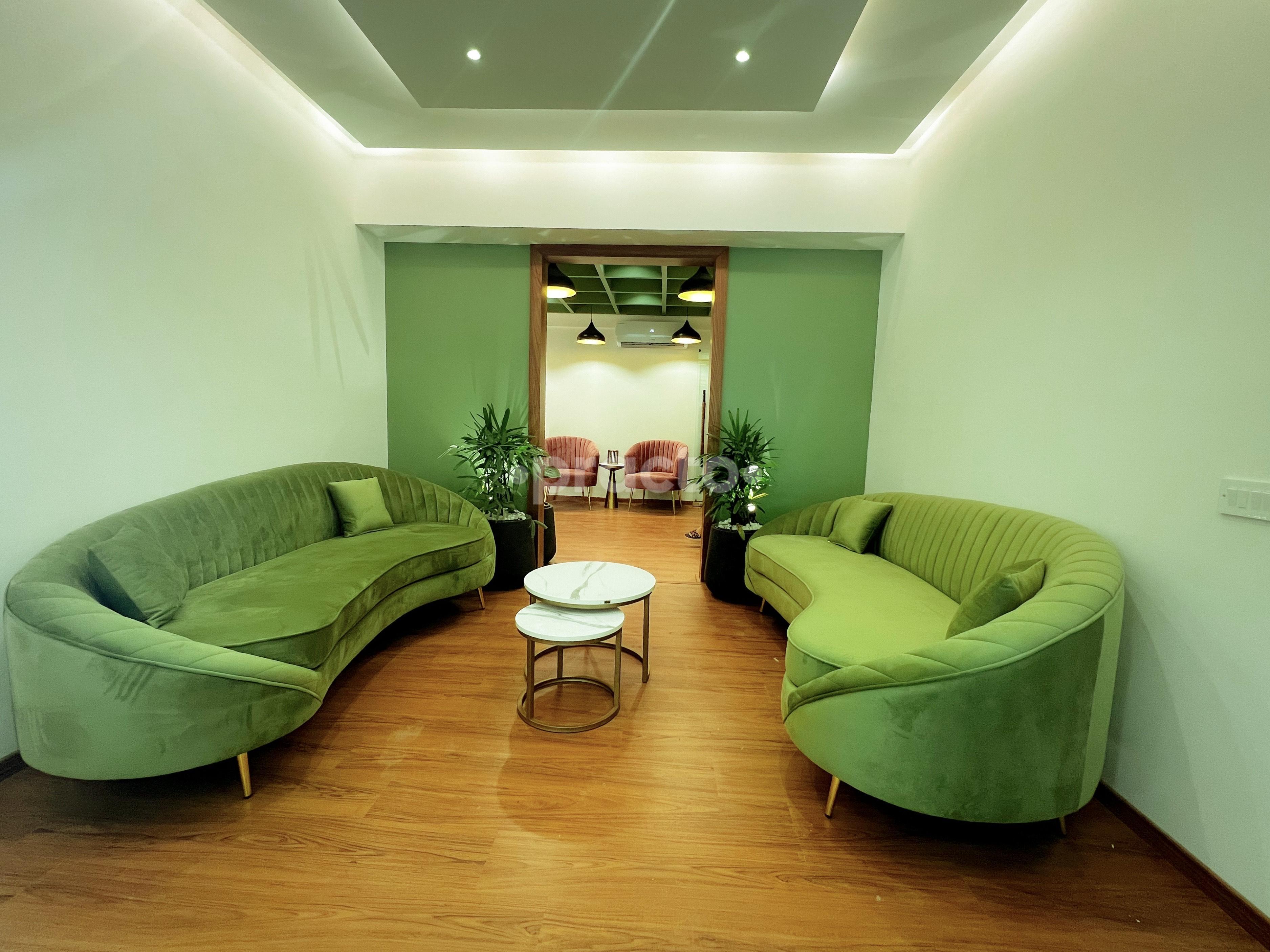 Waiting Area at Aesthetica Veda HRBR Layout Bangalore