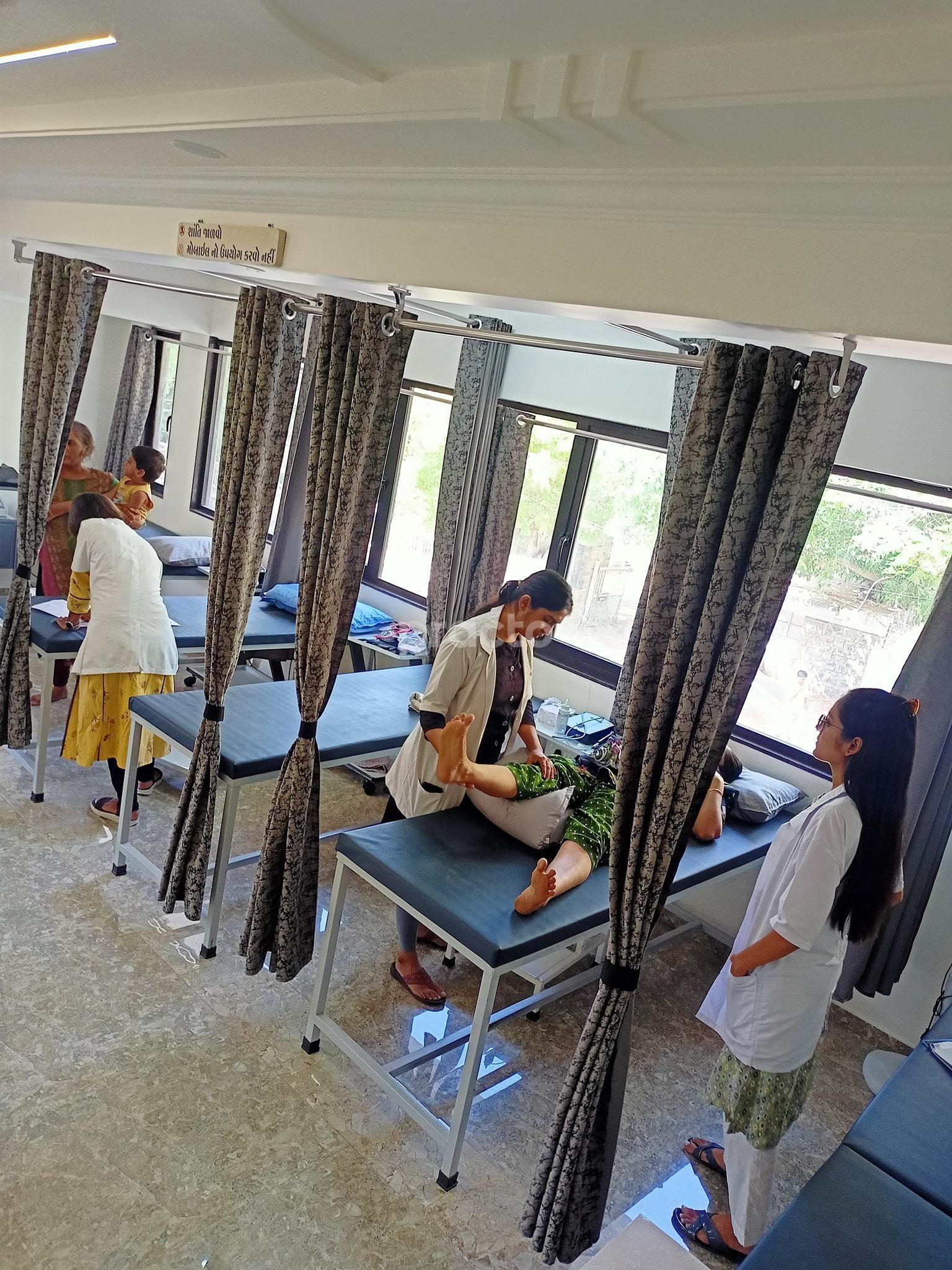 Therapy/Massage Room at Sunshine Physiotherapy Clinic Nana Mava Rajkot