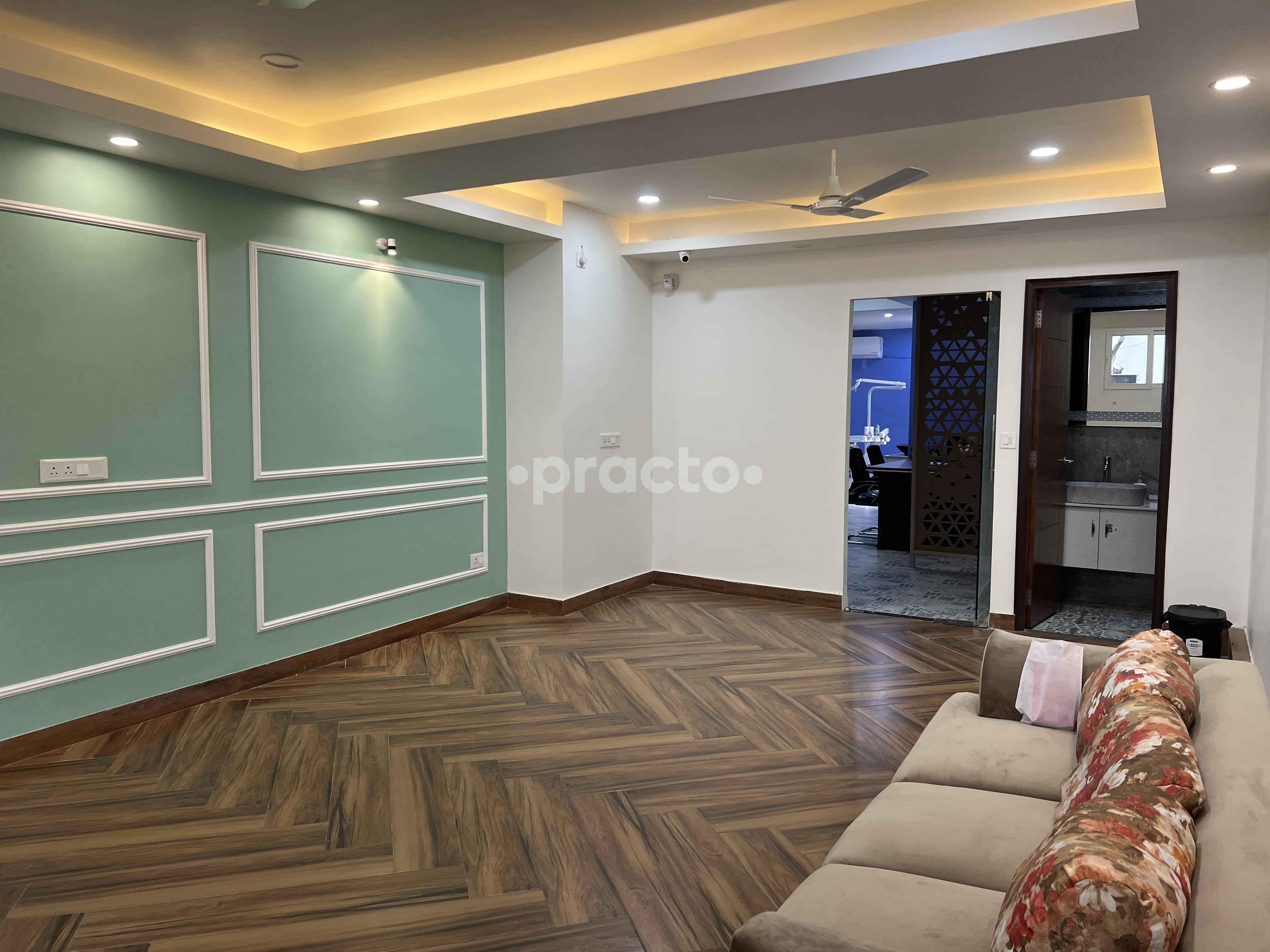 Reception Area at Sharma Dental and Implant Clinic Sector 41 Noida