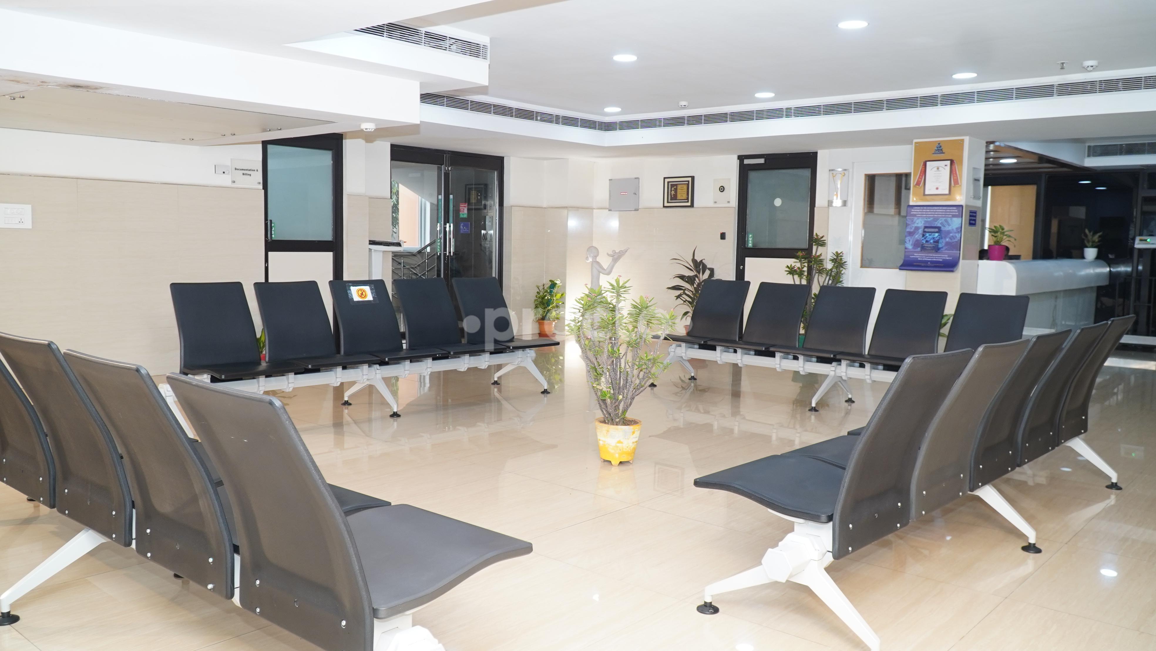 Waiting Area at Krishna IVF Clinic Maharani Peta Visakhapatnam