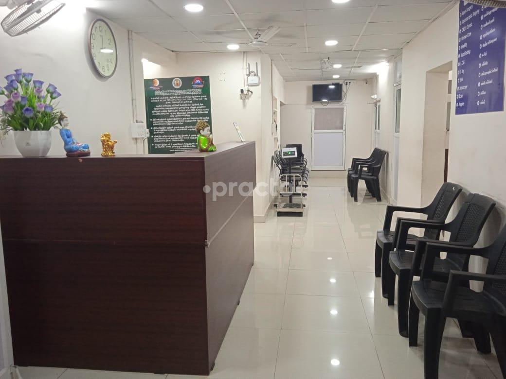 Reception Area at Raagaa Hospital Korattur Chennai