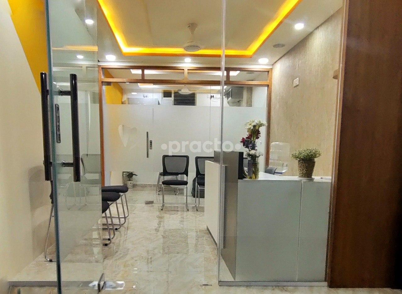 Reception Area at Dentacare Multispeciality Clinic Malleswaram Bangalore