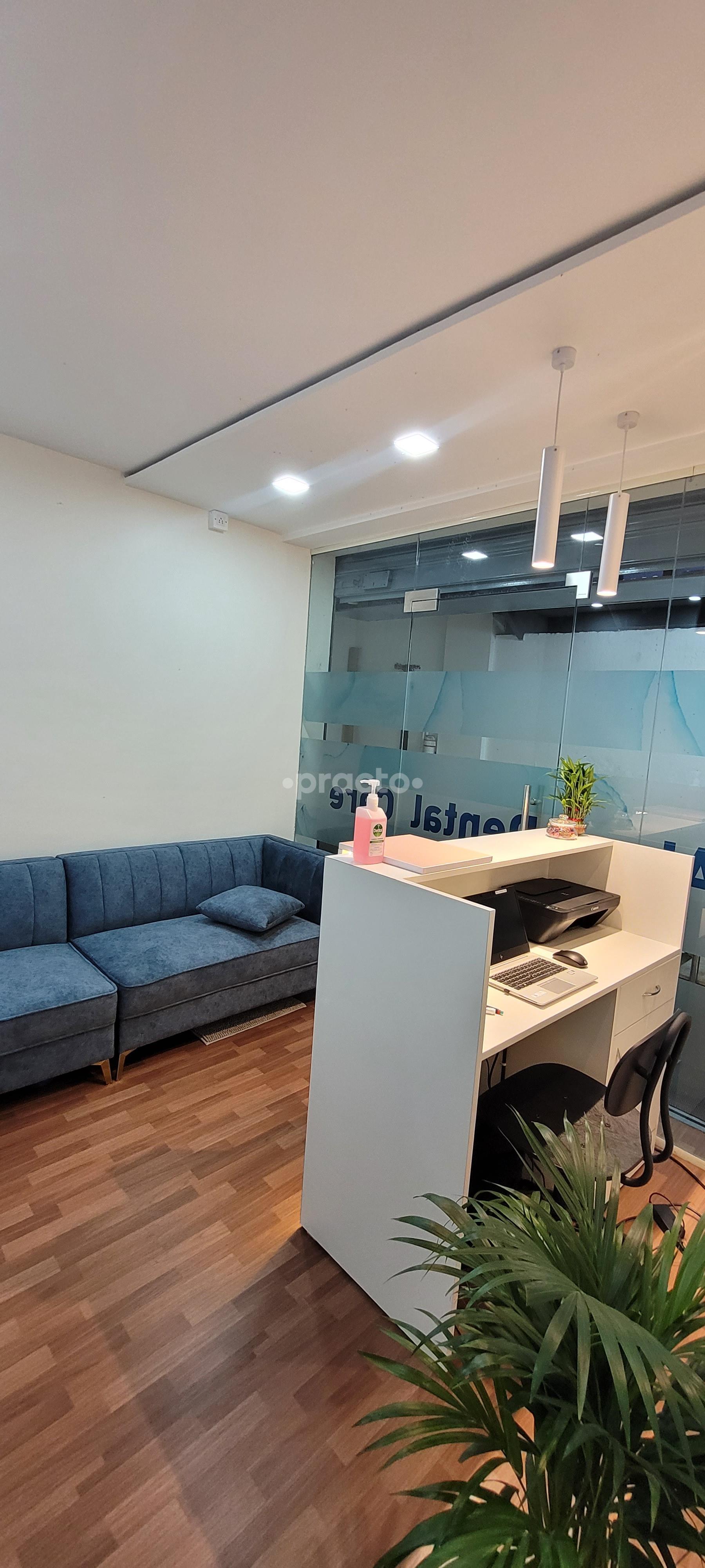 Reception Area at Alora Dental Care Ayyappa Nagar Bangalore