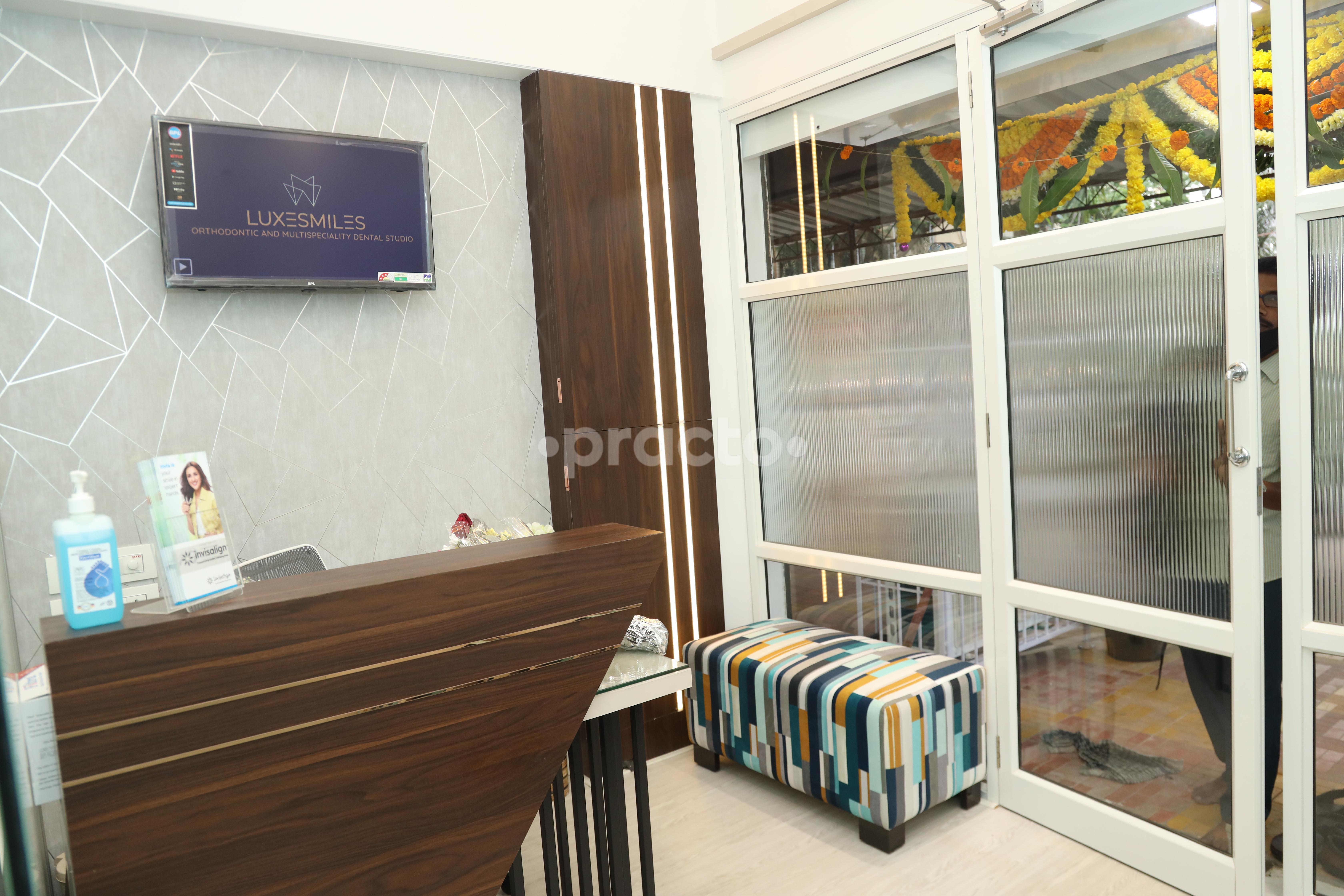 Waiting Area at Luxesmiles Orthodontic and Multispeciality Dental Studio Borivali West Mumbai