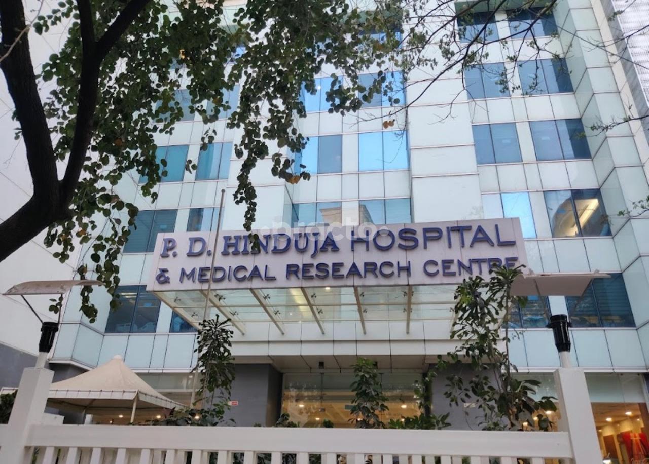 Outside Area at P.D Hinduja Hospital & Medical Research Center Khar West Mumbai
