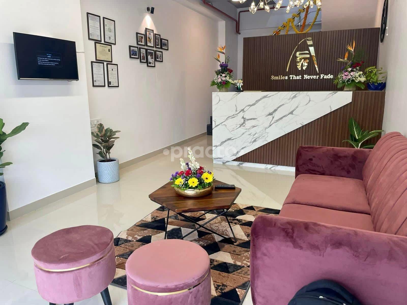 Reception Area at Dent Esthetic Dental Clinic Baner Pune