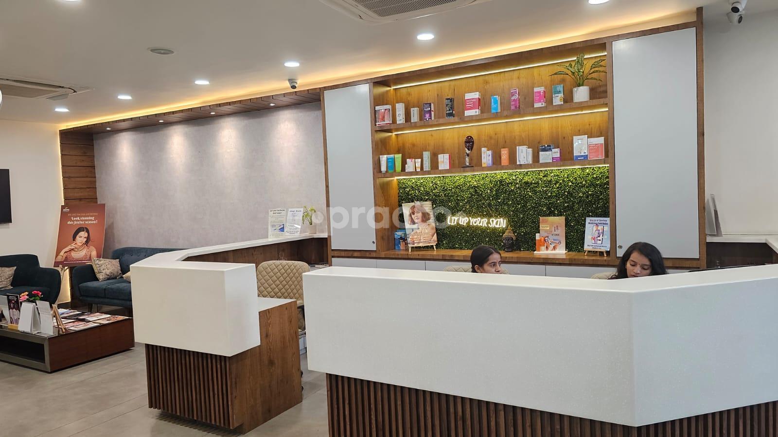 Reception Area at Medicutis Clinic Rohini Sector 14 Delhi