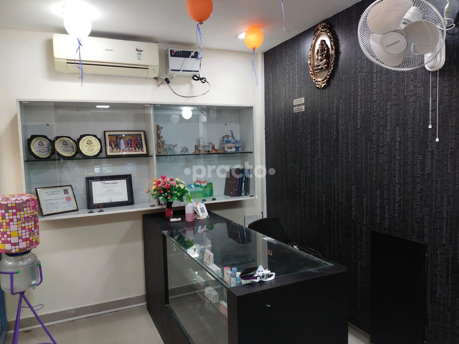 Reception Area at Thanushya Dental Clinic Sembakkam Chennai