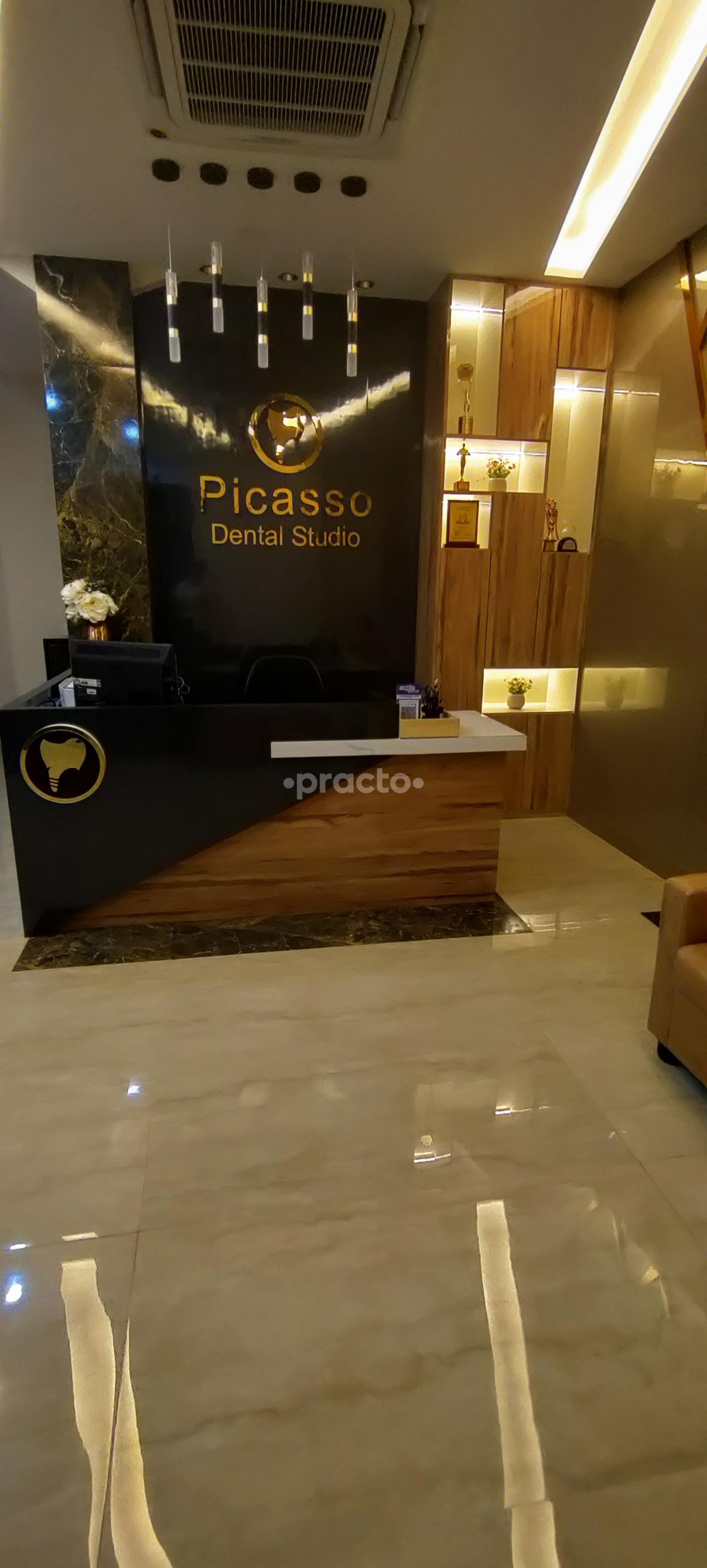 Reception Area at Picasso Dental Studio Park Street Kolkata