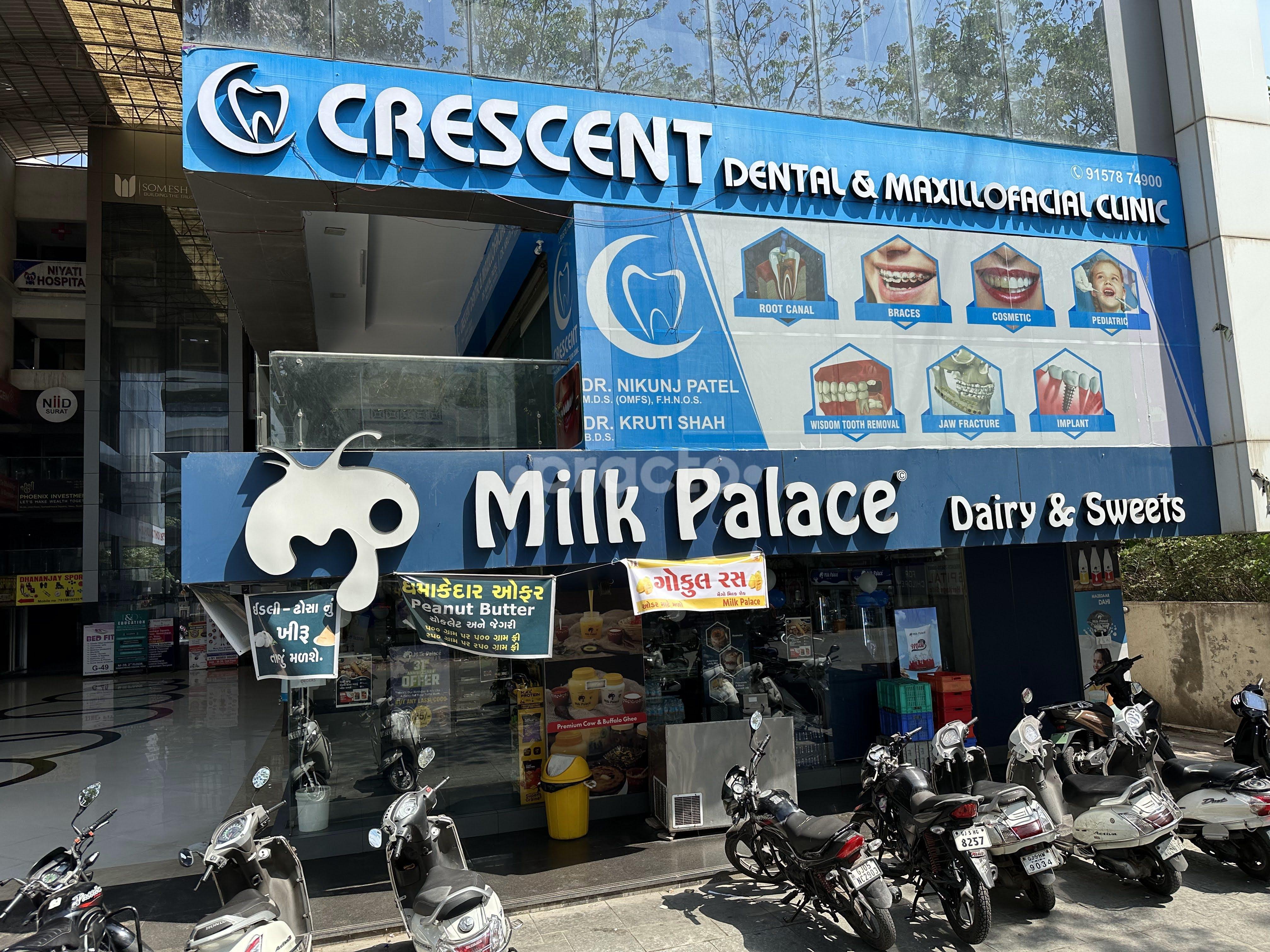 Outside Area at Crescent Dental & Maxillofacial Clinic Vesu Surat