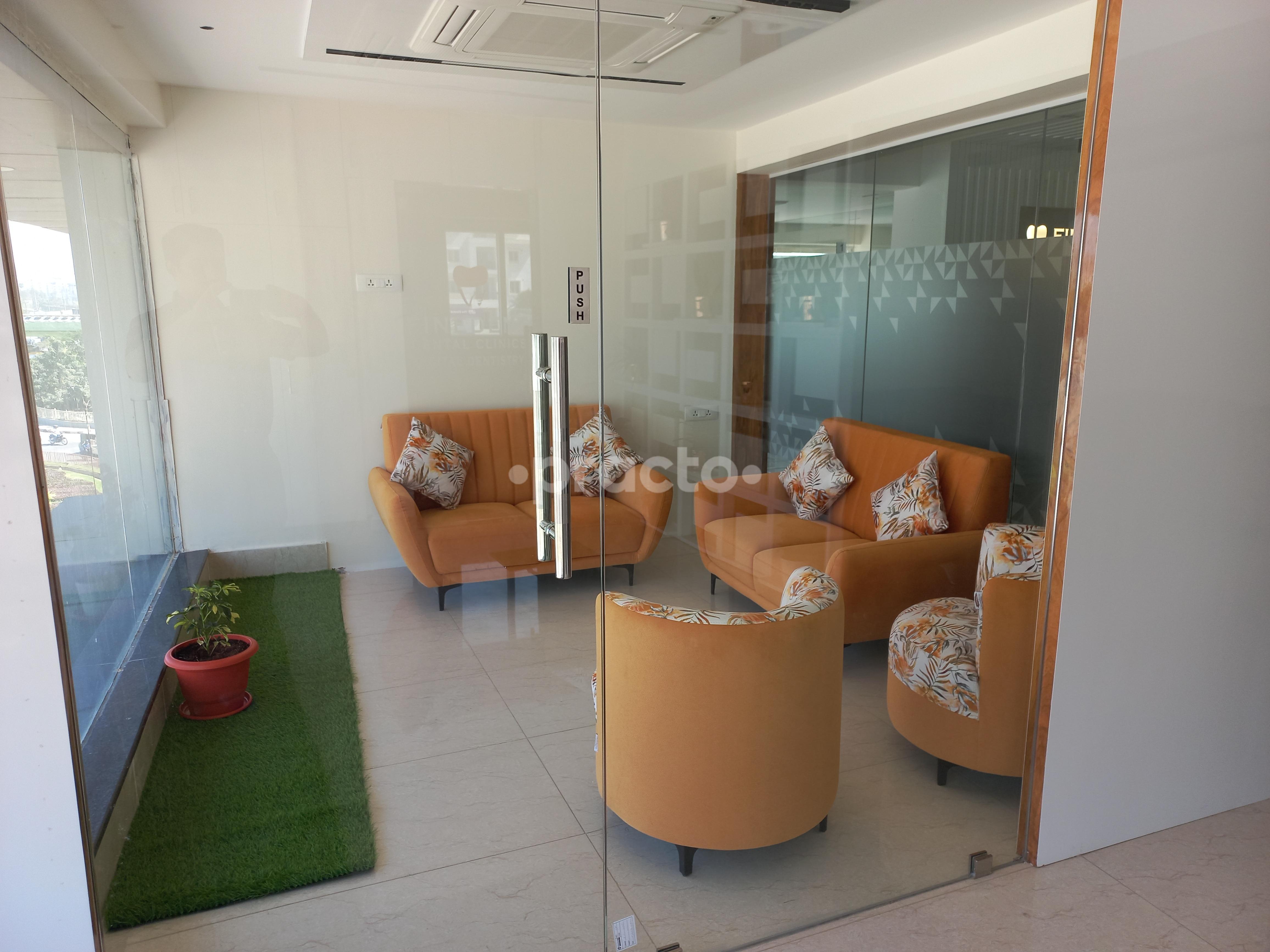 Waiting Area at Finedent Dental Clinics Nanakramguda Hyderabad