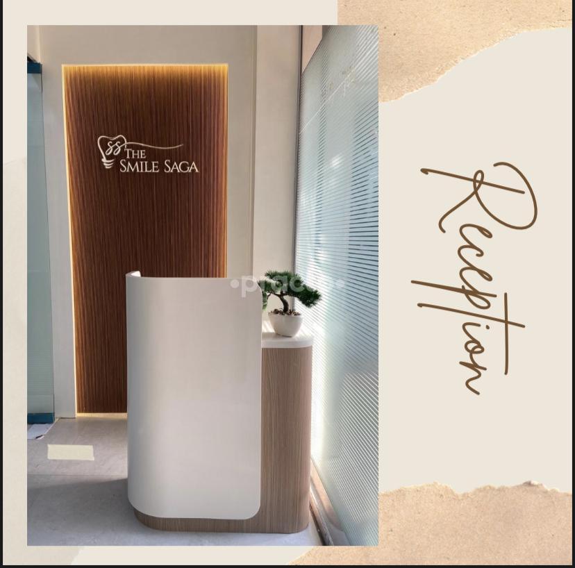 Reception Area at The Smile Saga Dental Studio Vashi Navi Mumbai