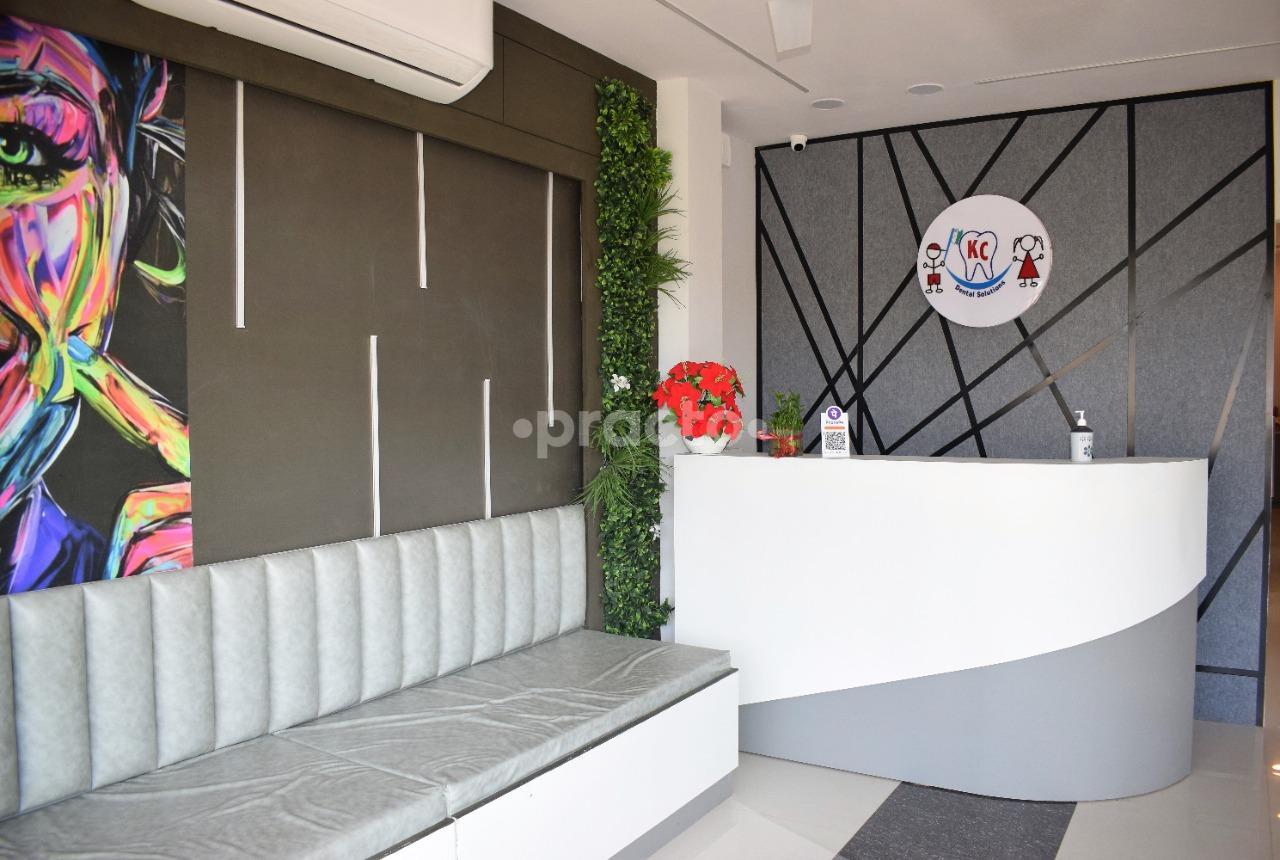 Reception Area at KC Dental Solutions Sikandra Agra