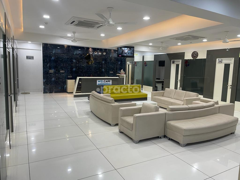 Reception Area at Welcare Speciality Clinics Saraswathipuram Mysore