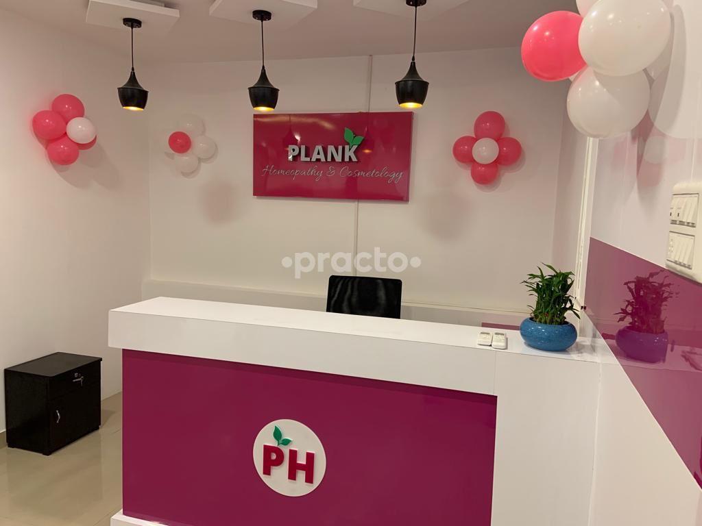 Reception Area at Plank Homeopathy Clinic & Cosmetology Kaggadasapura Bangalore