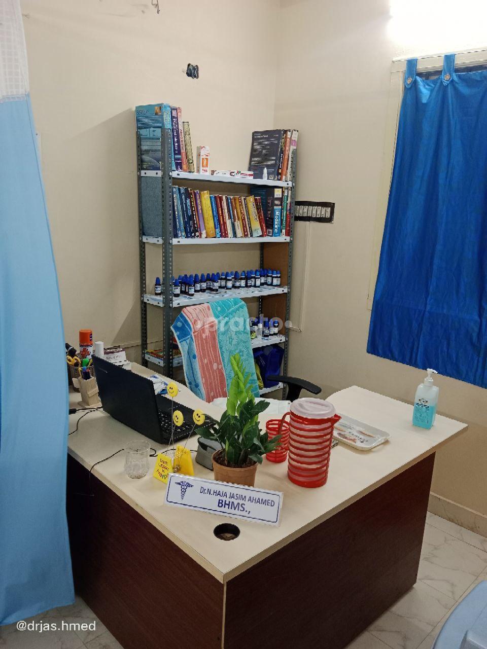Consultation Room at Hale Homoeo Clinic Kandanchavadi Chennai